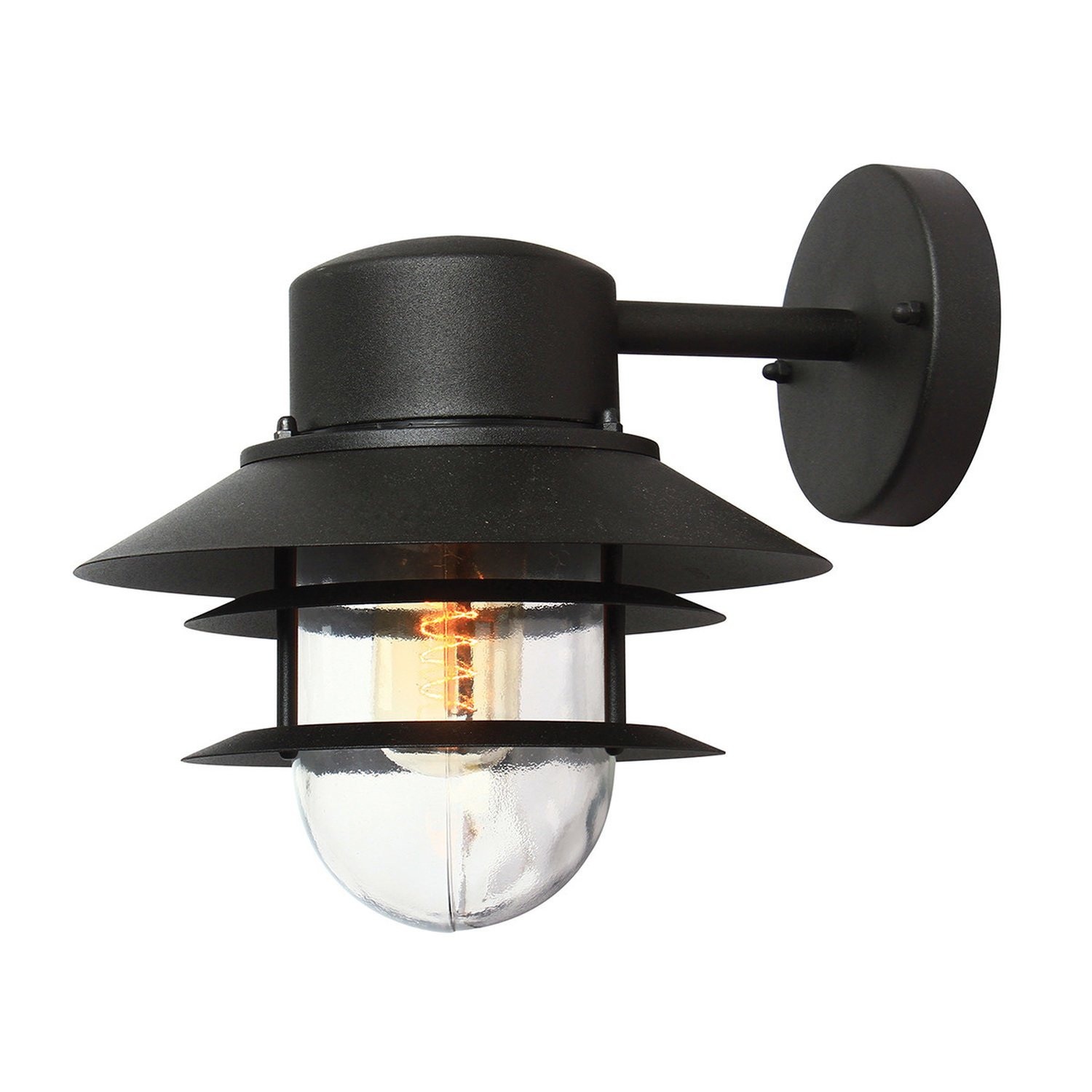 Elstead Copenhagen Dome Wall Light - Black