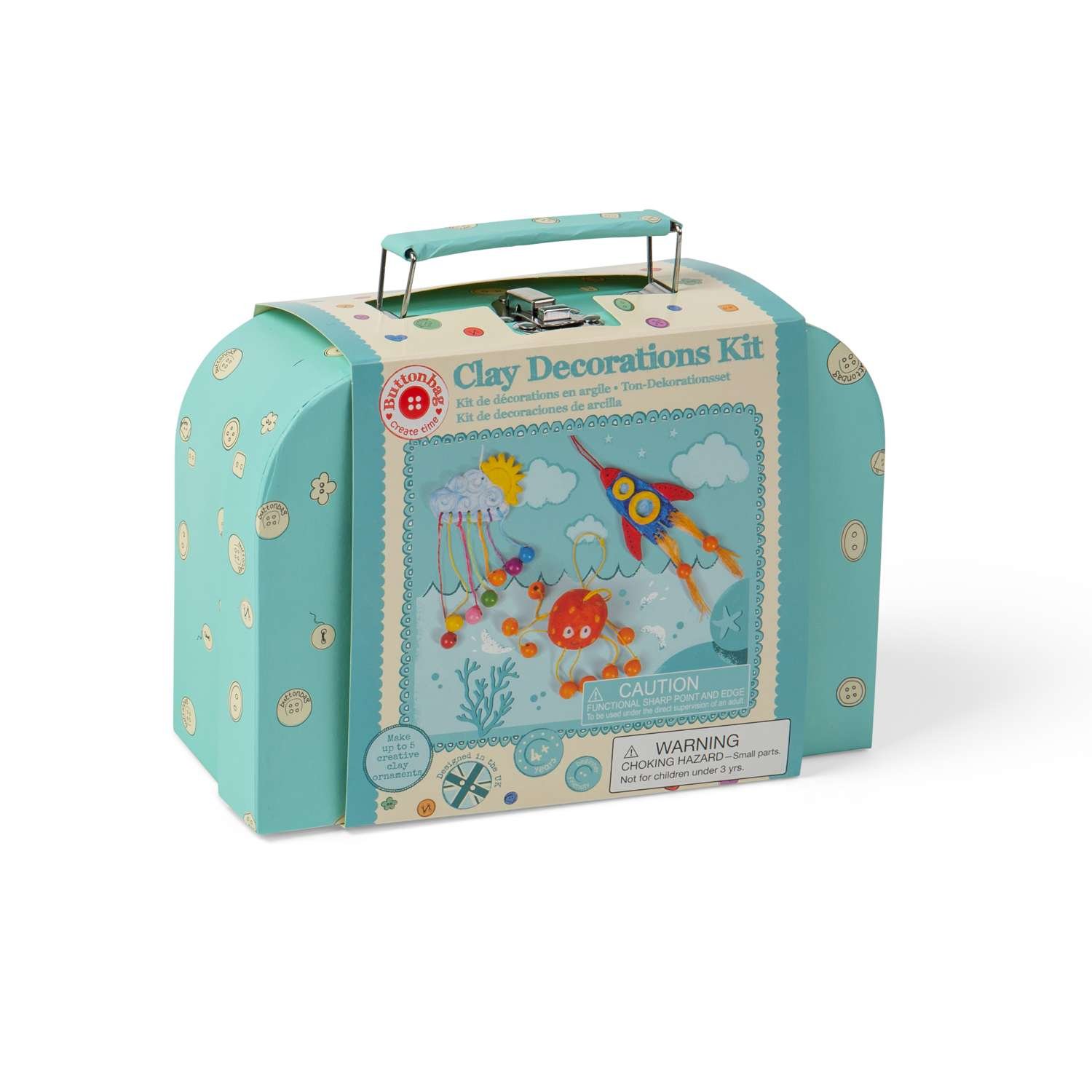 Buttonbag Clay Decorations Kit - 8 Years +