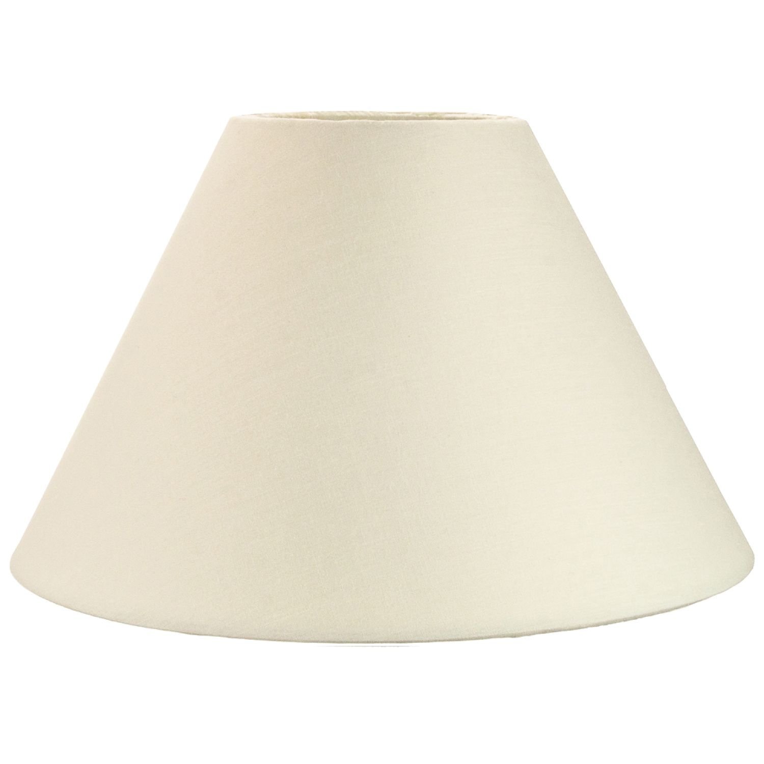 Happy Homewares Cream Cotton Coolie Lampshade - 35cm
