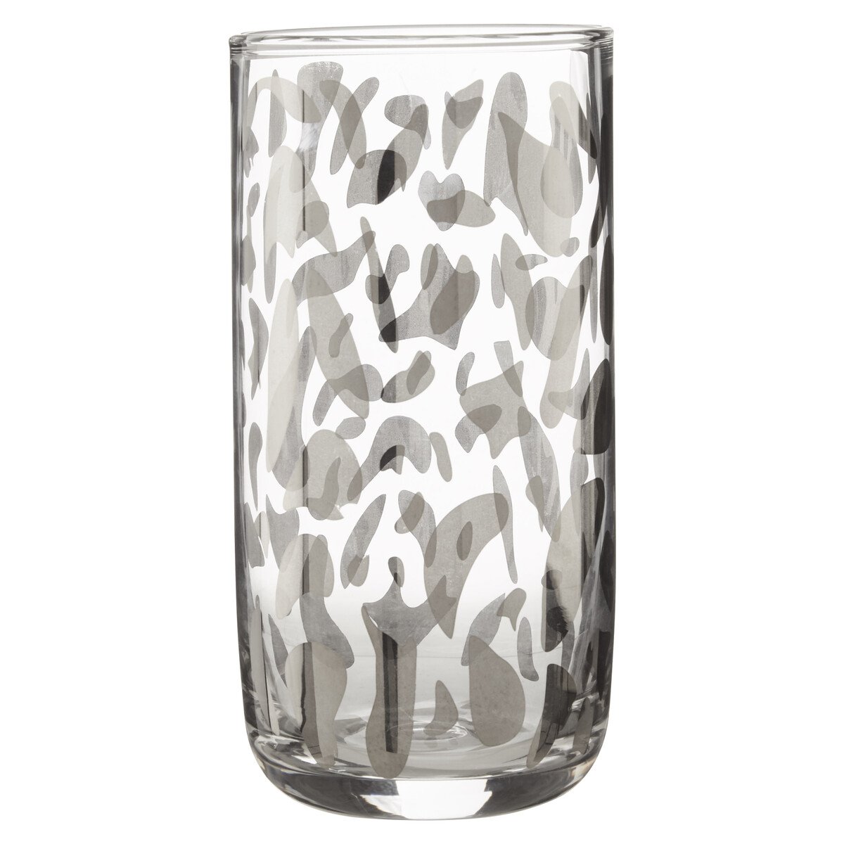 Orsina Isla Hi Ball Diva Print Glass – Silver, Clear