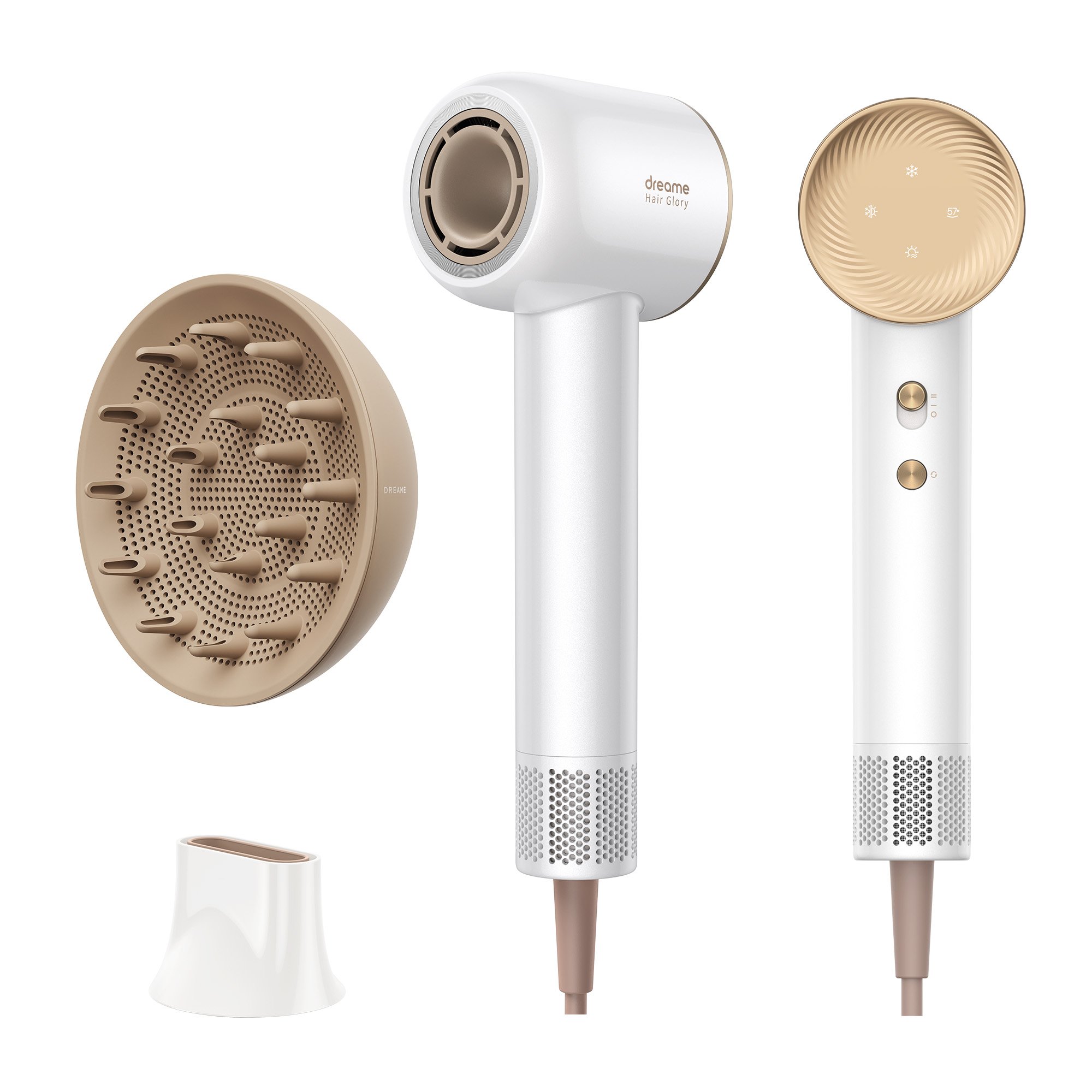 Dreame Glory  Combo Hair Dryer - White