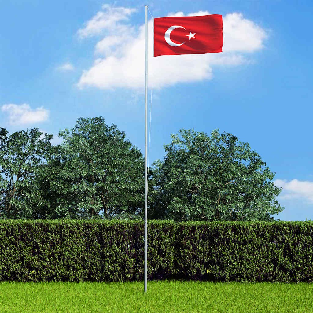 Walplus Polyester Turkey Flag - Multicolour - 90 x 150 cm