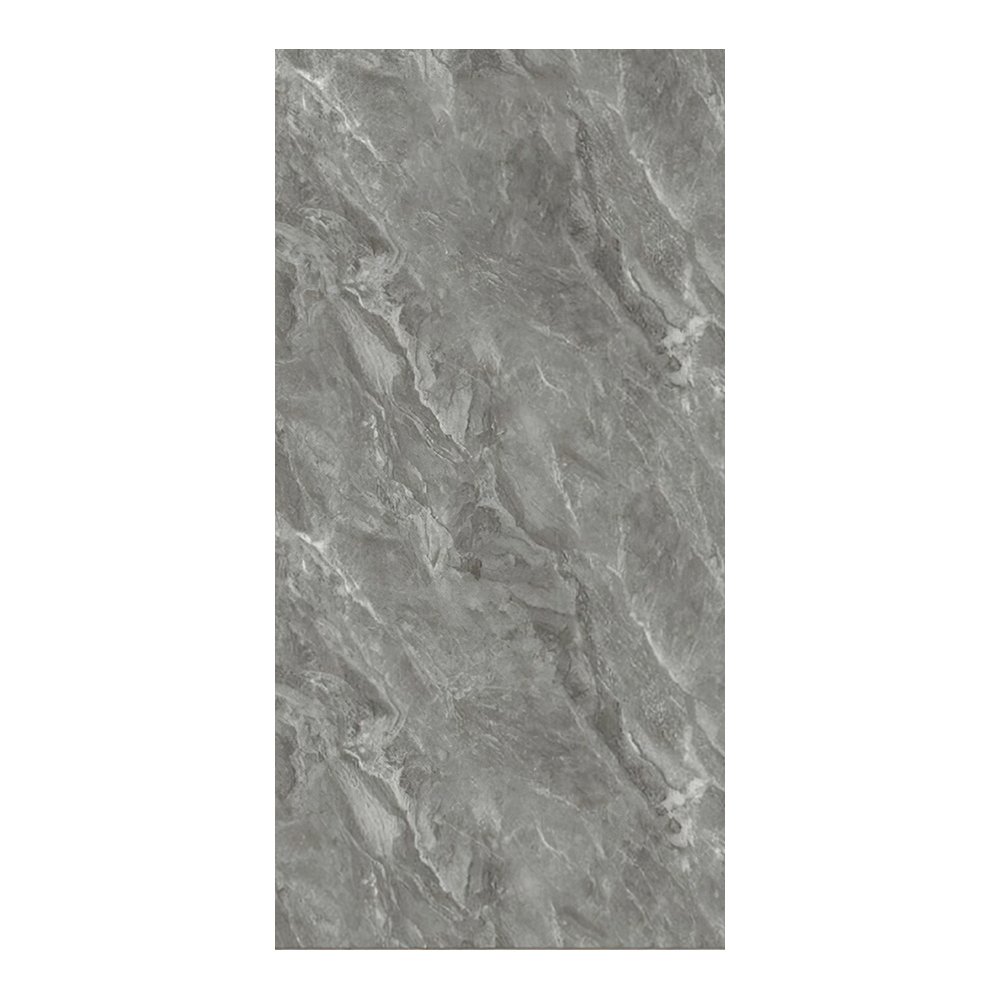 Living and Home 10Pcs Peel and Stick Marble Wall Tiles - Charcoal Grey