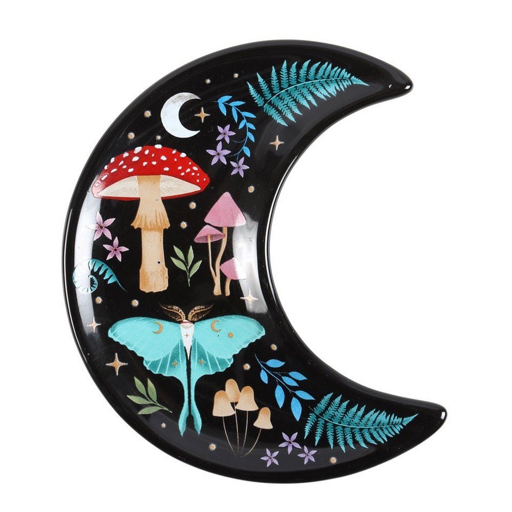 Something Different Dark Forest Crescent Moon Trinket Dish