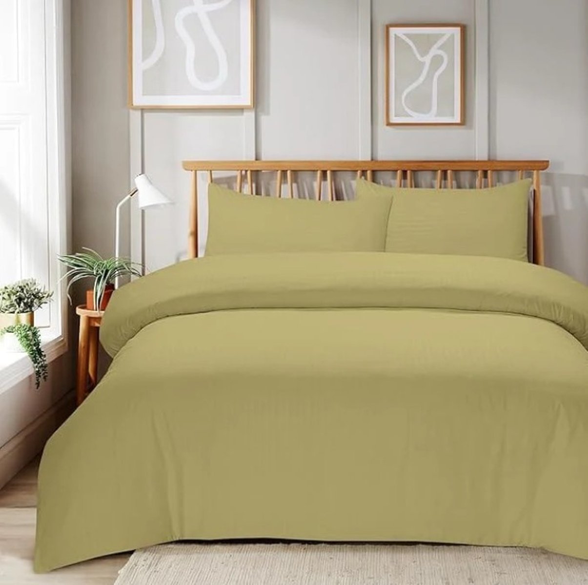 New Edge Blinds Mayfair Stripe Natural Duvet Set - Single