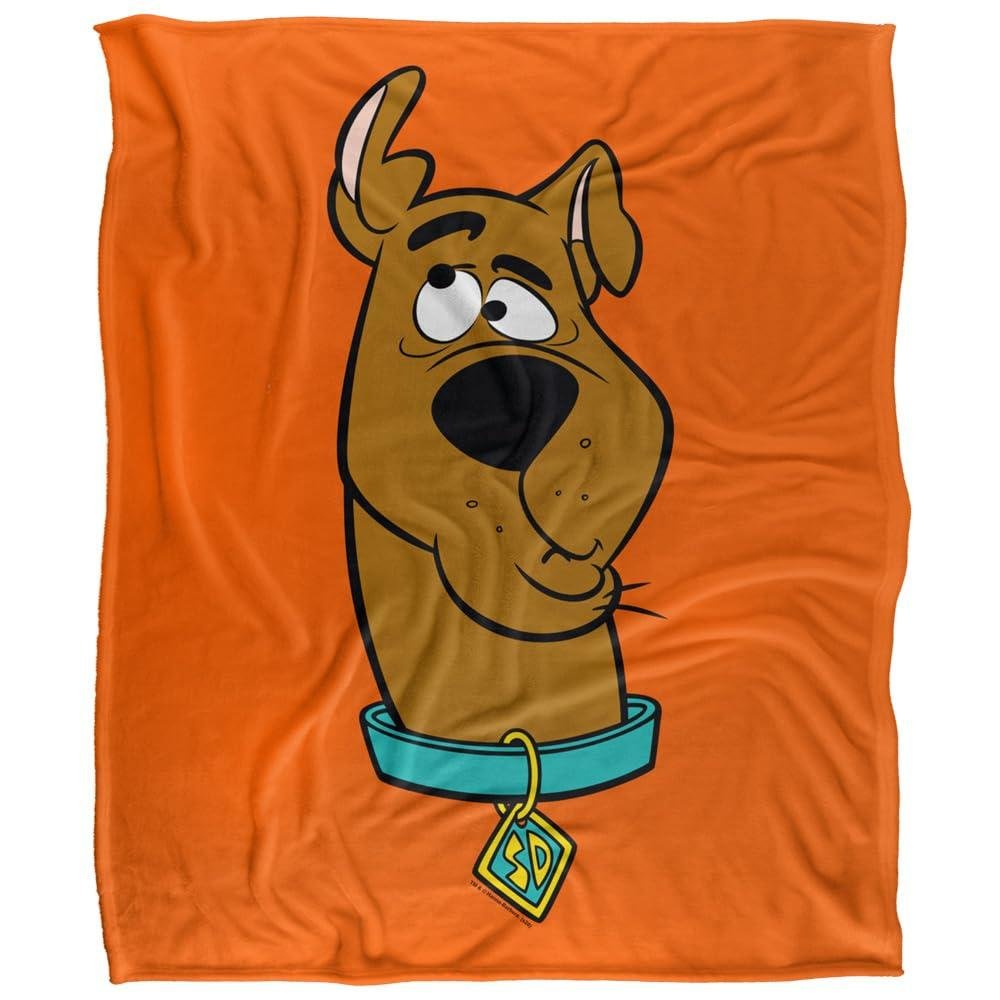 Scooby Doo Face Scooby Doo Throw - 152cm x 127cm