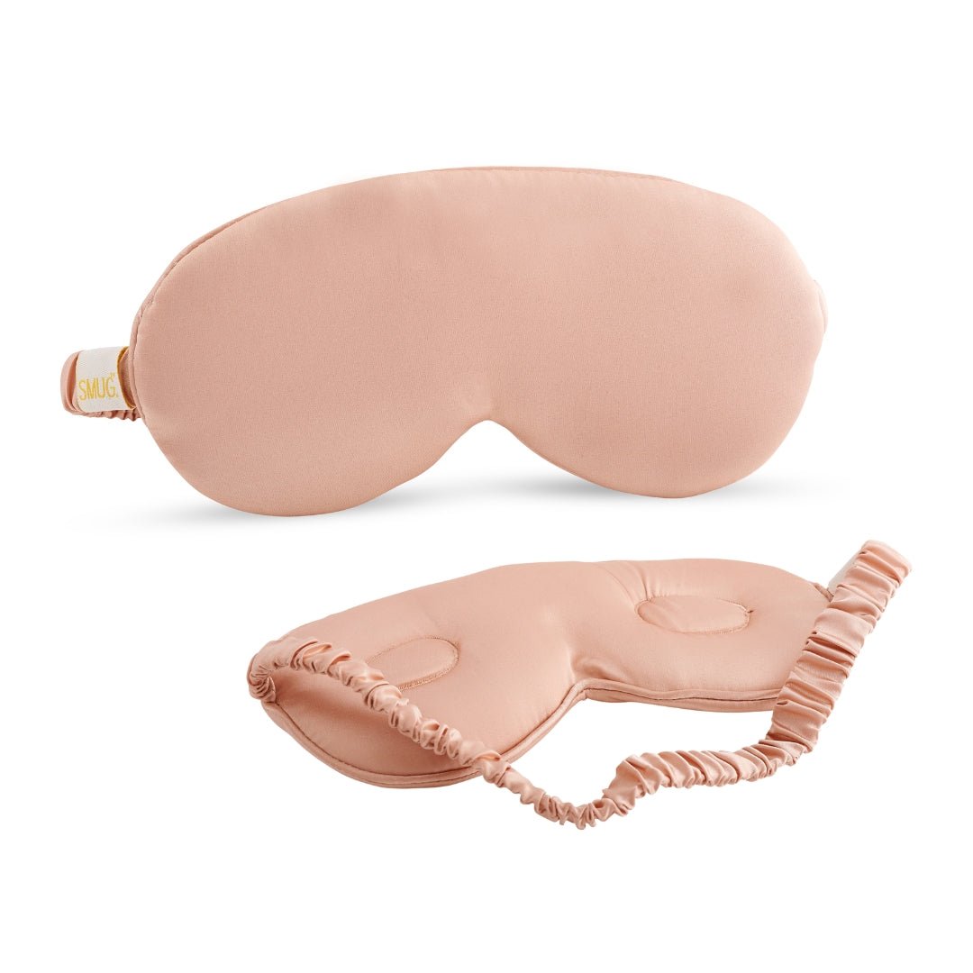 SMUG Padded Satin Sleep Mask - Caramel