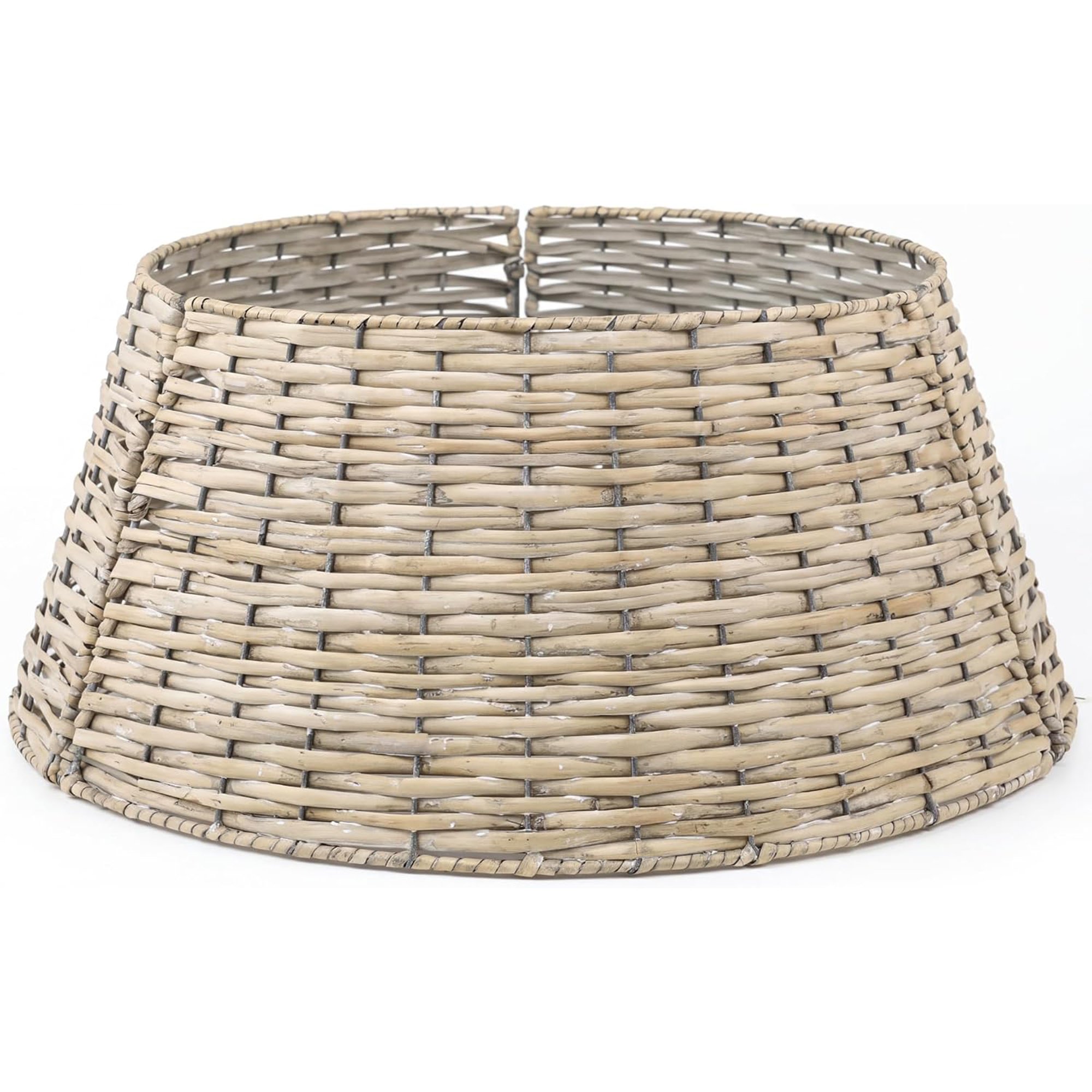 My Christmas Tree Skirt Woven Willow Xmas Tree Collar Rattan Cover - 50cm
