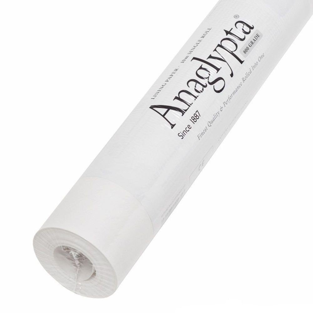 Anaglypta 800 Grade Wall Lining Paper - White