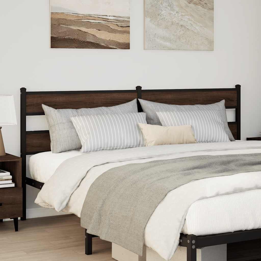 Walplus Steel Replacement Headboard - Chestnut - 187 x 91.5 cm