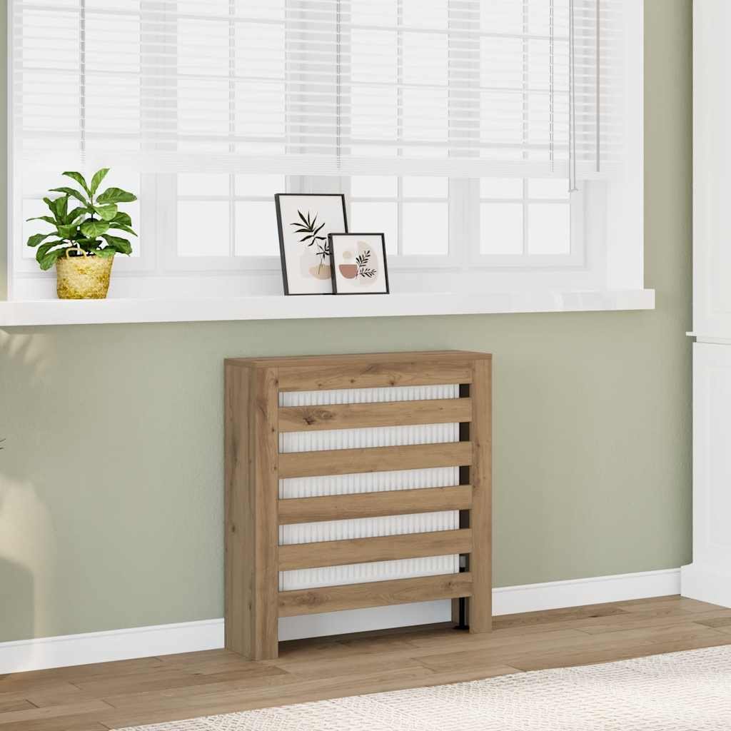 Walplus Engineered Wood Radiator Cover - Artisian Oak - 78 x 20 x 82 cm