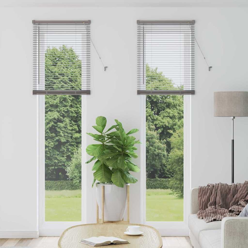 Walplus Polyester Window Blind - Silver - 220 x 65 cm