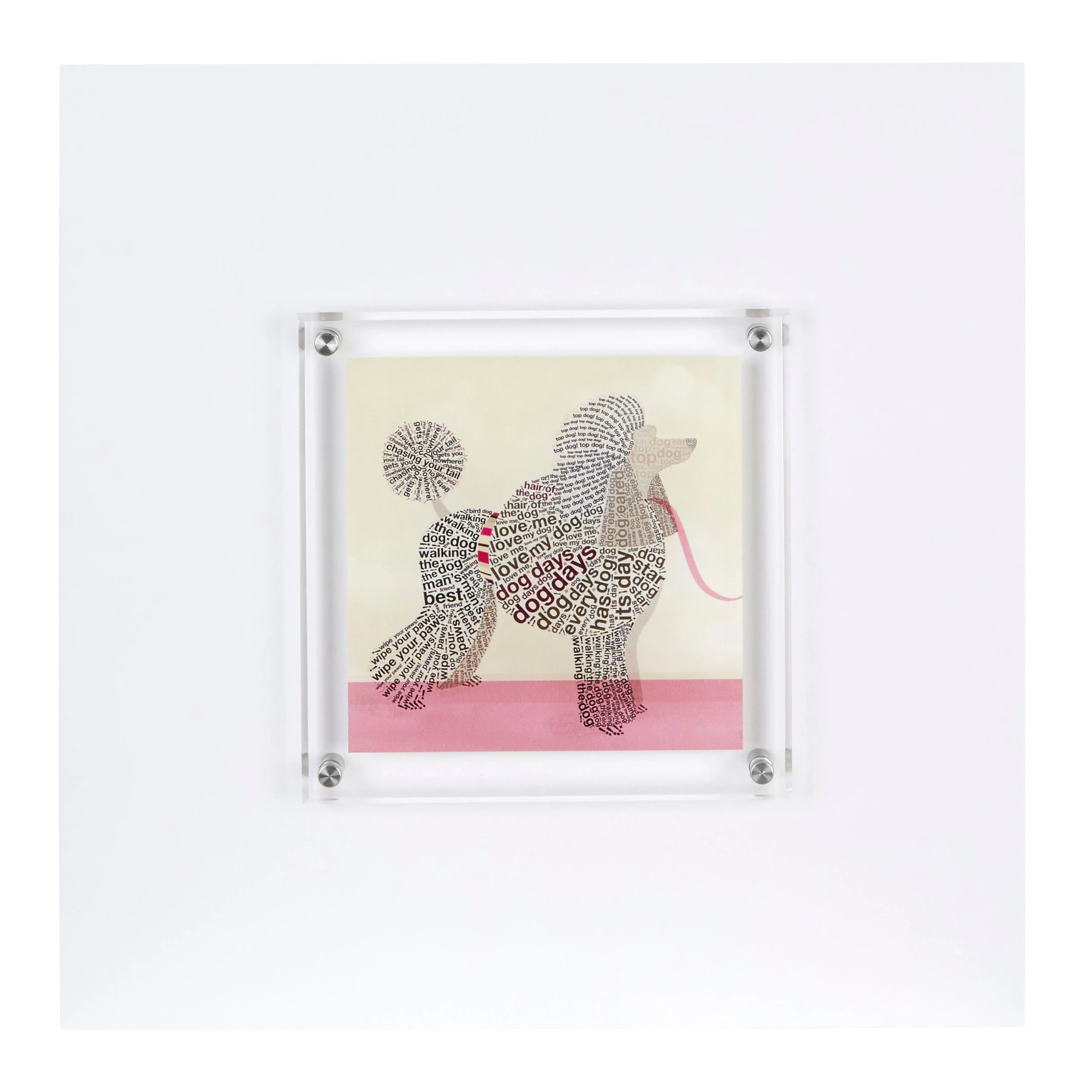 Orsina Framed Poodle Wall Art