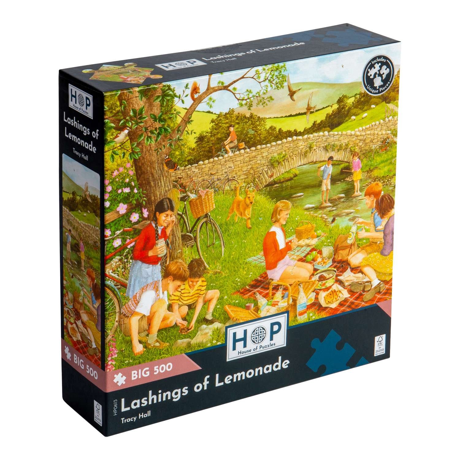 The House of Puzzles Lashings of Lemonade BIG 500 Puzzle 3 Years +
