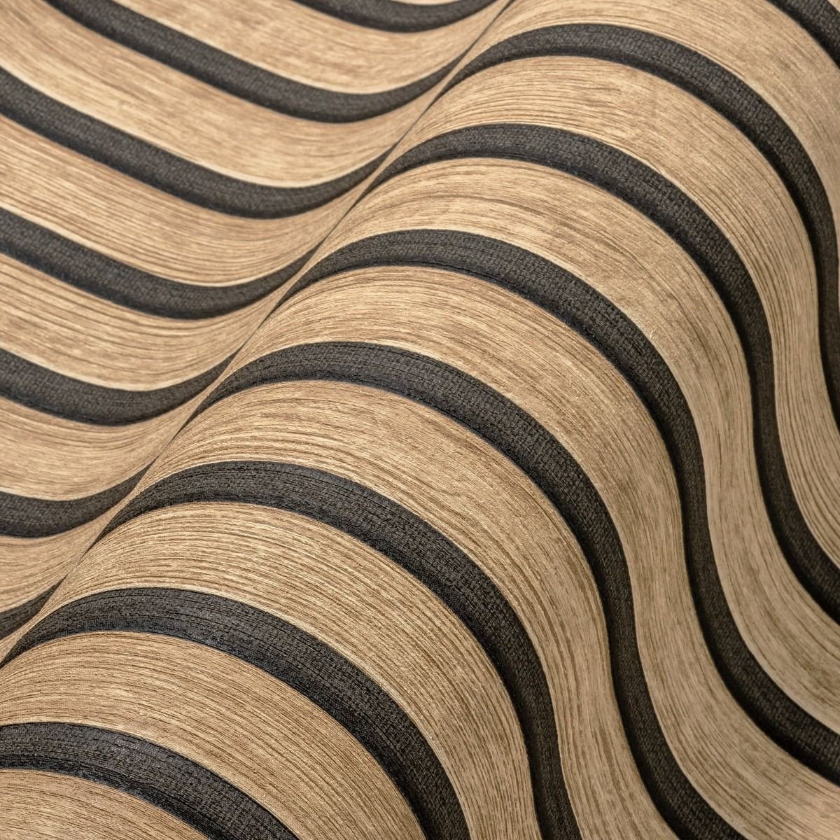 AS Creation Wood Slats Wallpaper - Natural