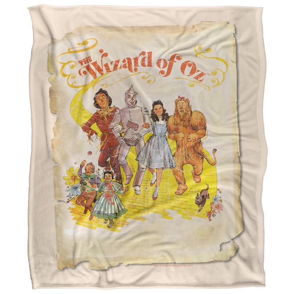 The Wizard Of Oz Poster Soft Touch Blanket - 147cm x 91cm