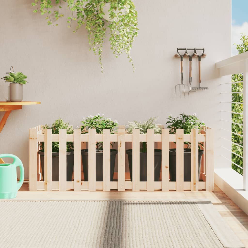Walplus Wood Raised Garden Bed - 150 x 50 x 50 cm