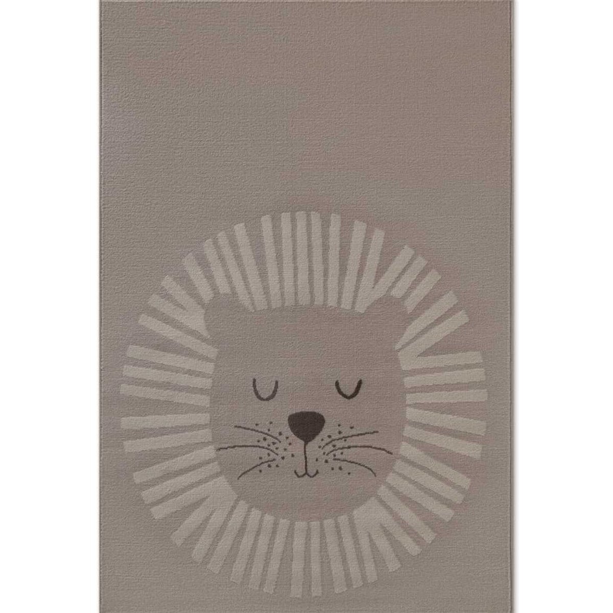 Hanse Home Brown Adventures Happy Lion Kids Rug - 120 x 170cm