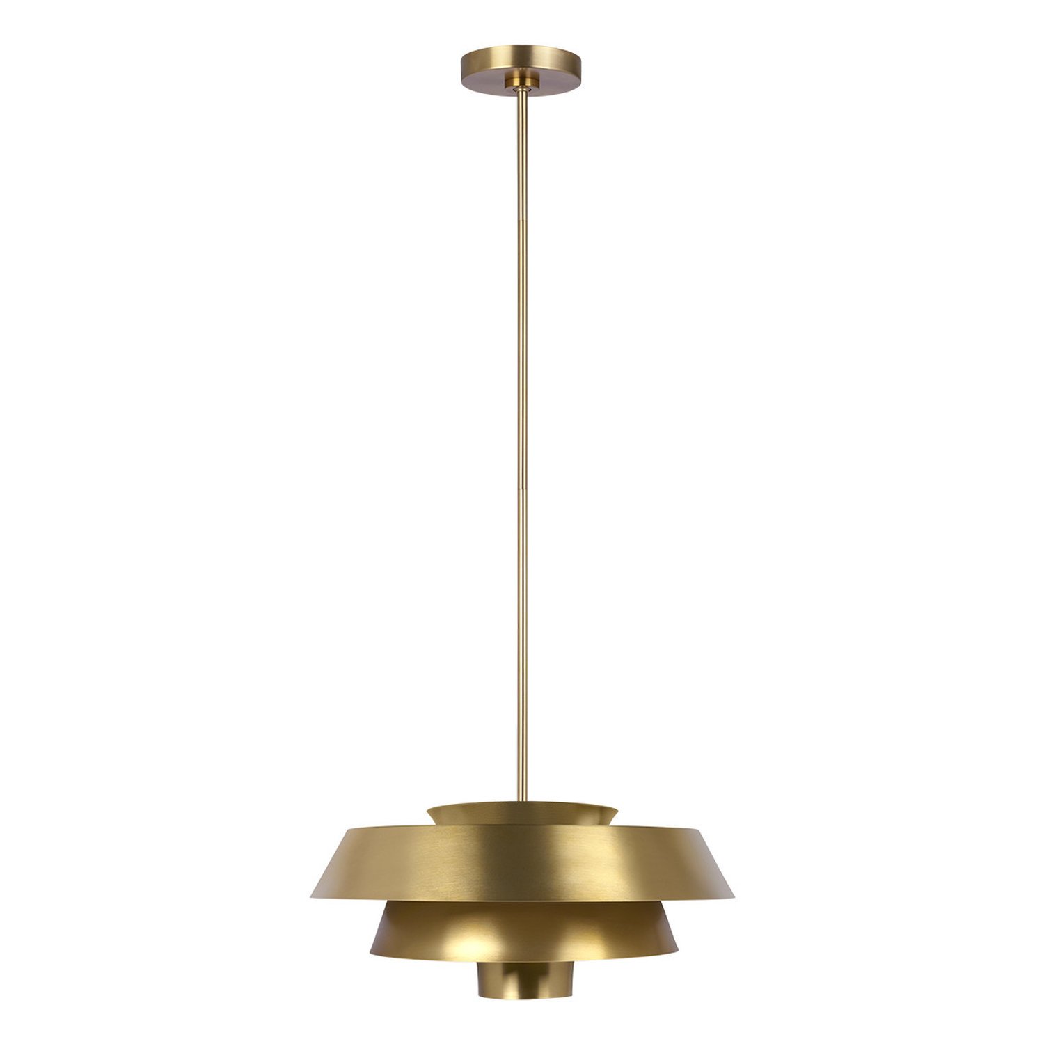 Elstead Brisbin Pendant Light - Burnished Brass