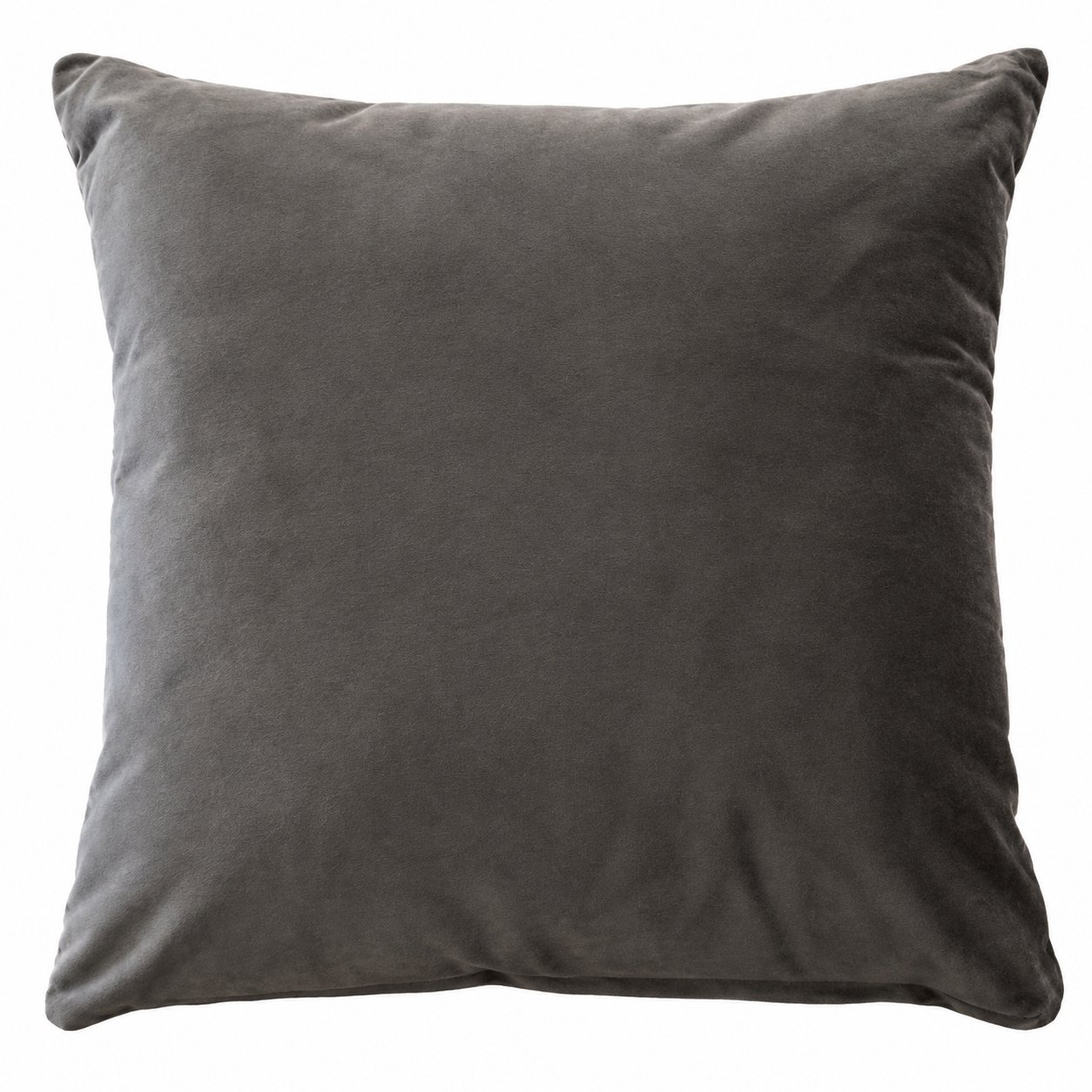 New Edge Blinds Matte Velvet Charcoal Cushion Cover - 43 x 43cm