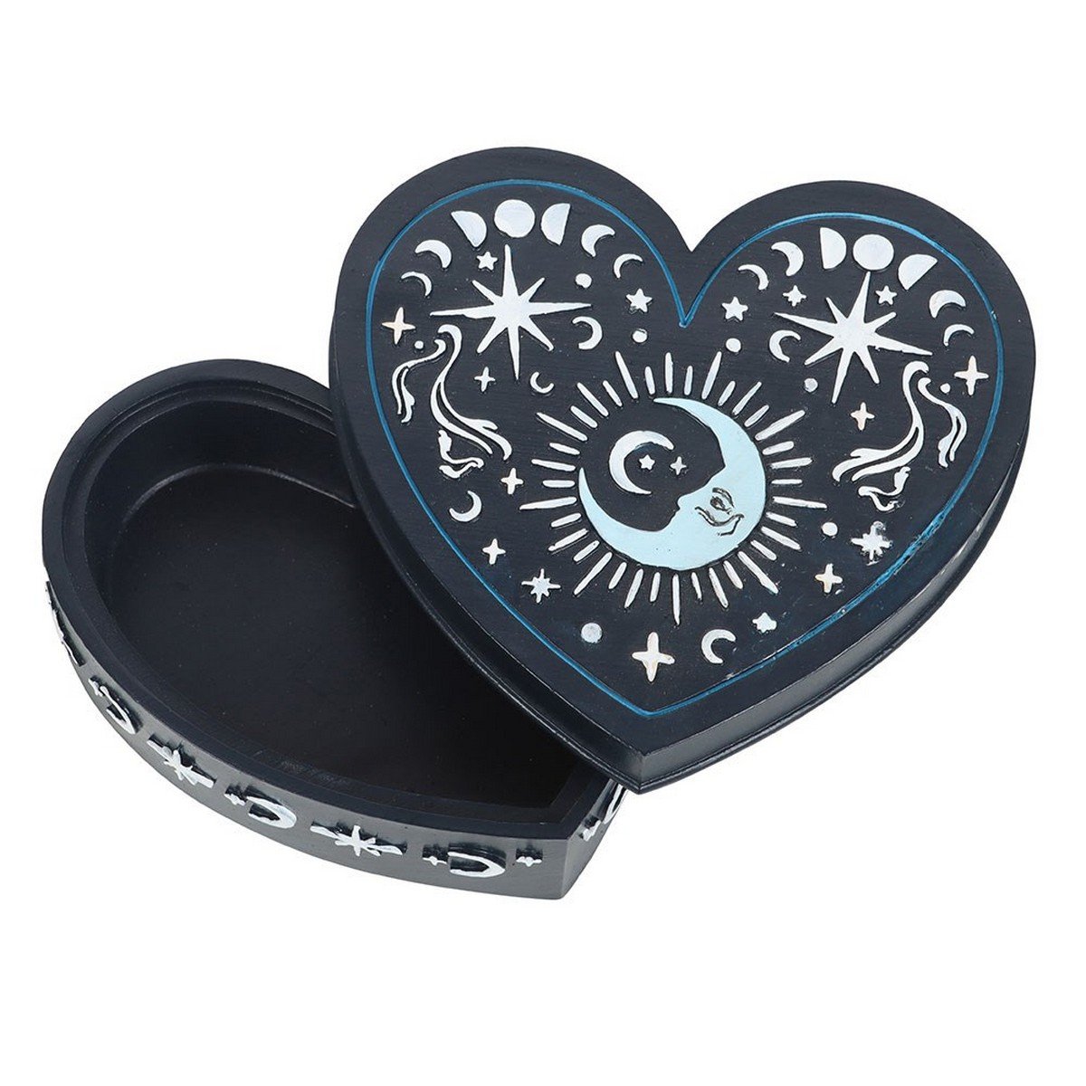 Something Different Blue Moon Trinket Box - Blue