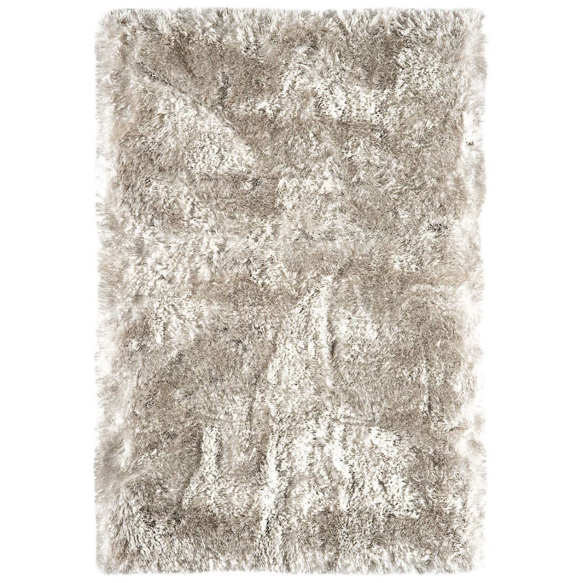 Mega Flooring Beige Shaggy Plain Rug - 120 x 170cm