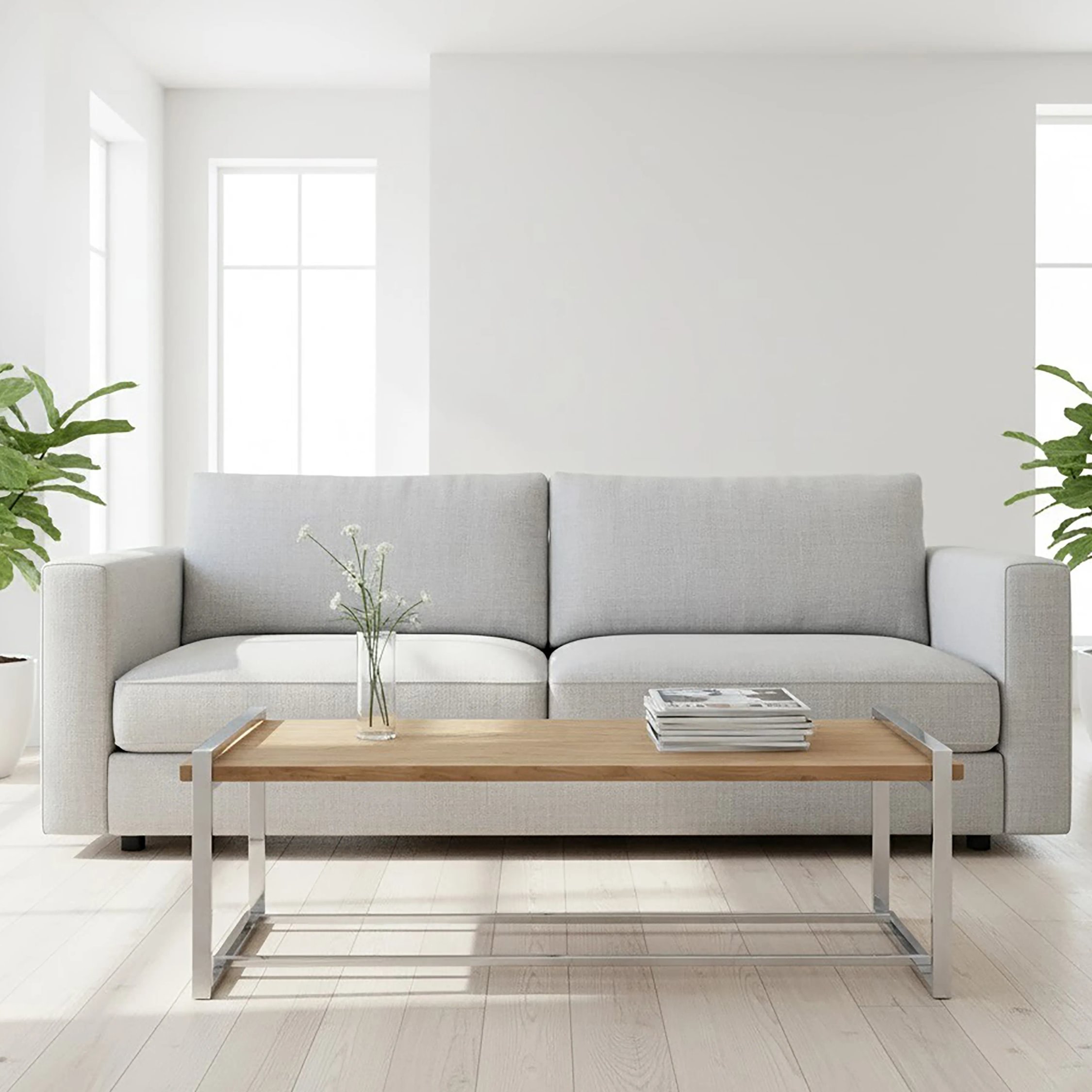 Orsina Recycled Elm Wood Coffee Table - Natural