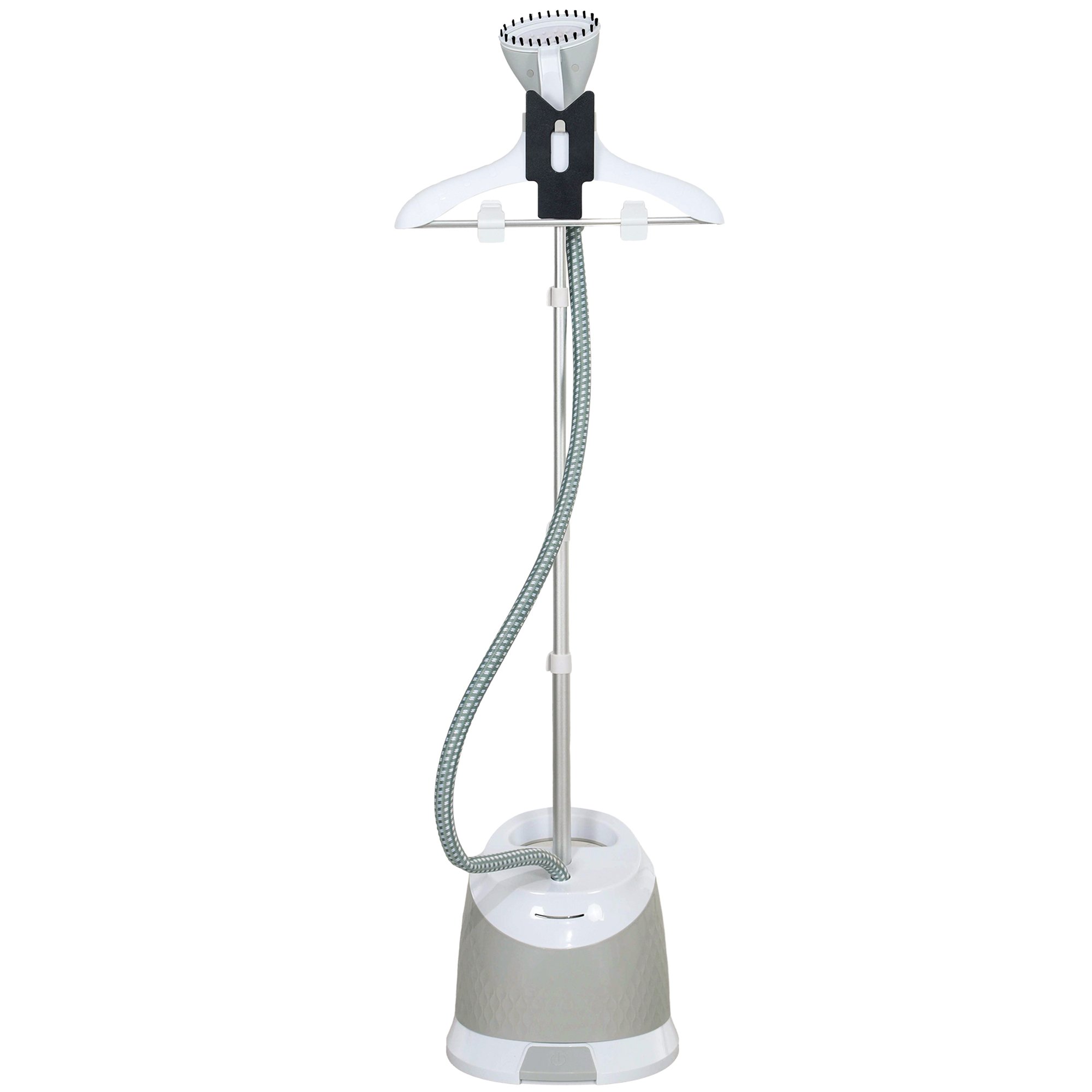 HOMCOM Standing Clothes Steamer with Large 1.8L Water Container - Light Grey