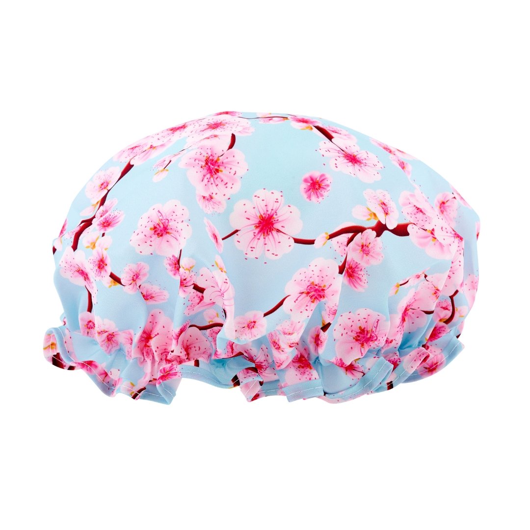 SMUG Shower Cap - Cherry Blossom Print