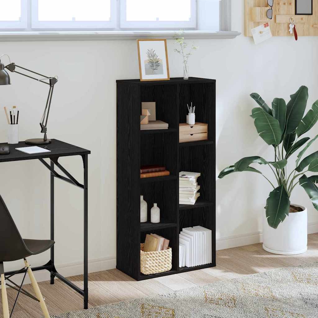 Walplus Bookcase - Dark Oak - 50 x 25 x 105 cm