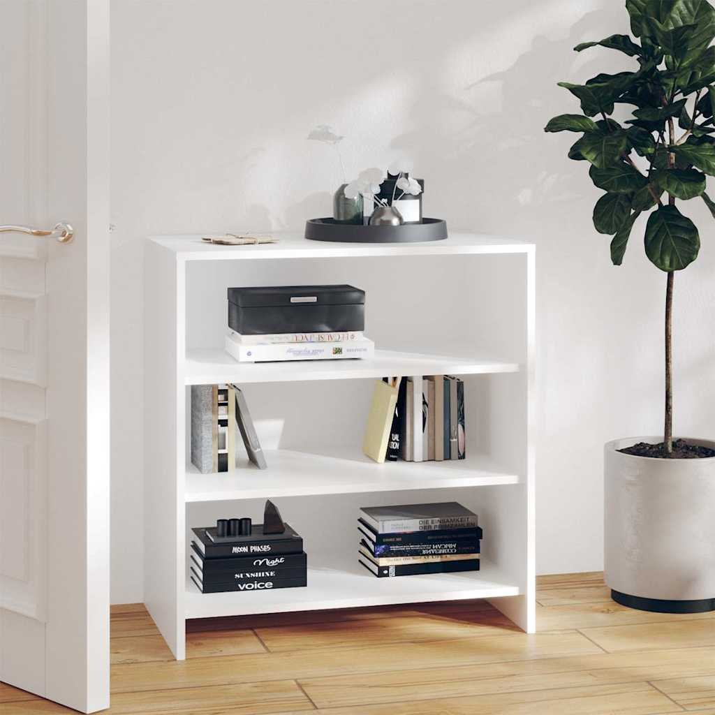 Walplus Engineered Wood Sideboard - White - 70 x 40.5 x 75 cm