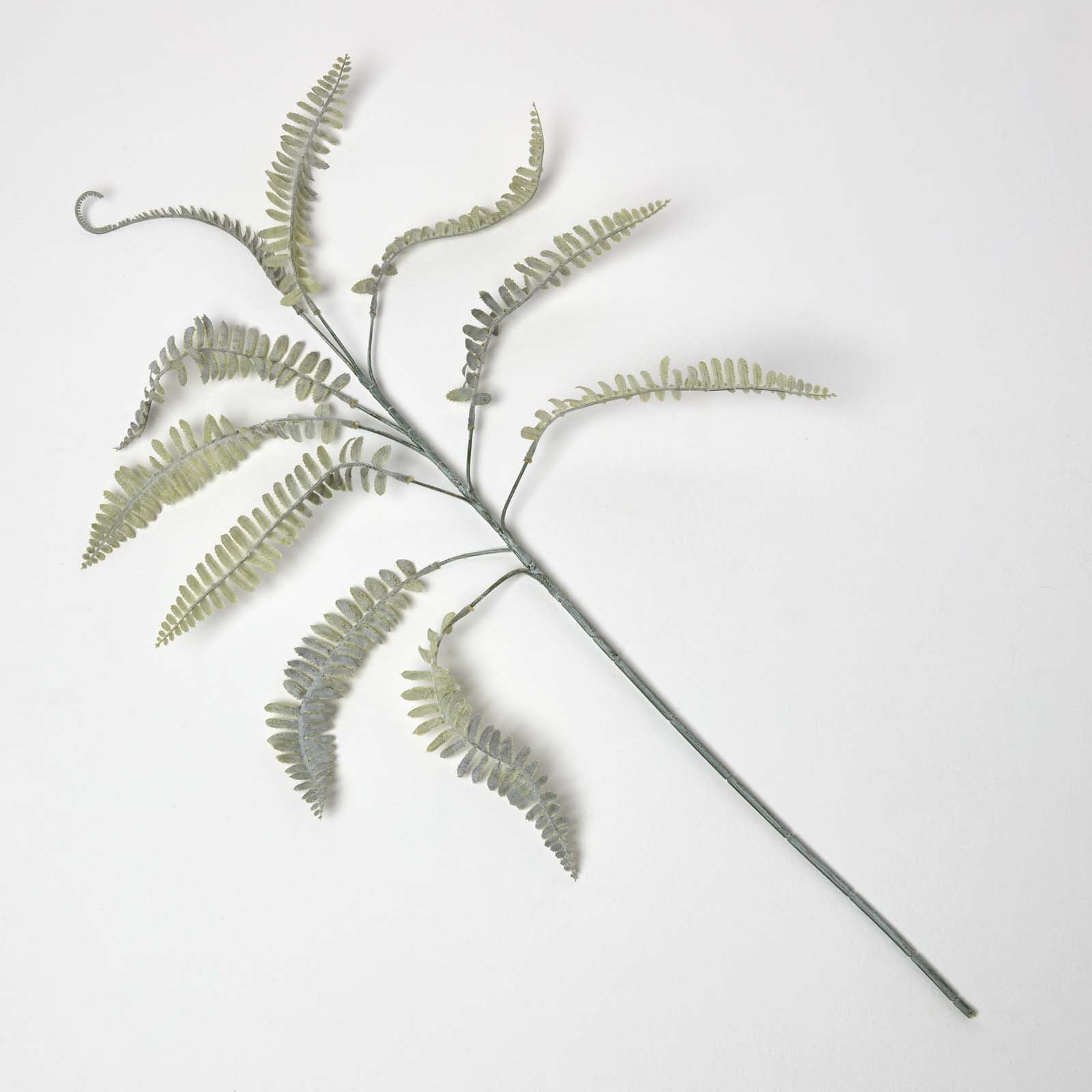 Homescapes Handcrafted Artificial Fern Branch 80 cm - Green