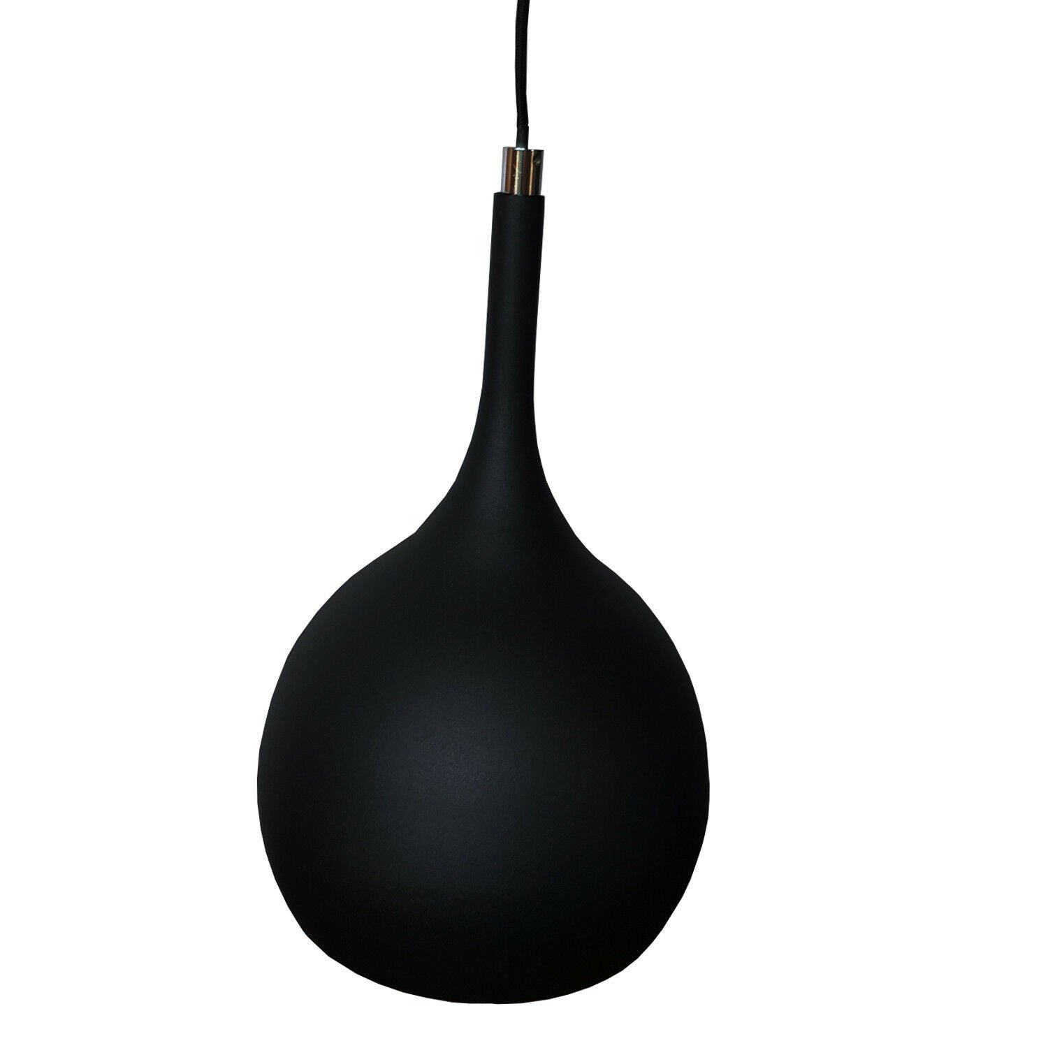 Loops Direct Steel Pendant Light - Matt Black and Copper 1 Lights