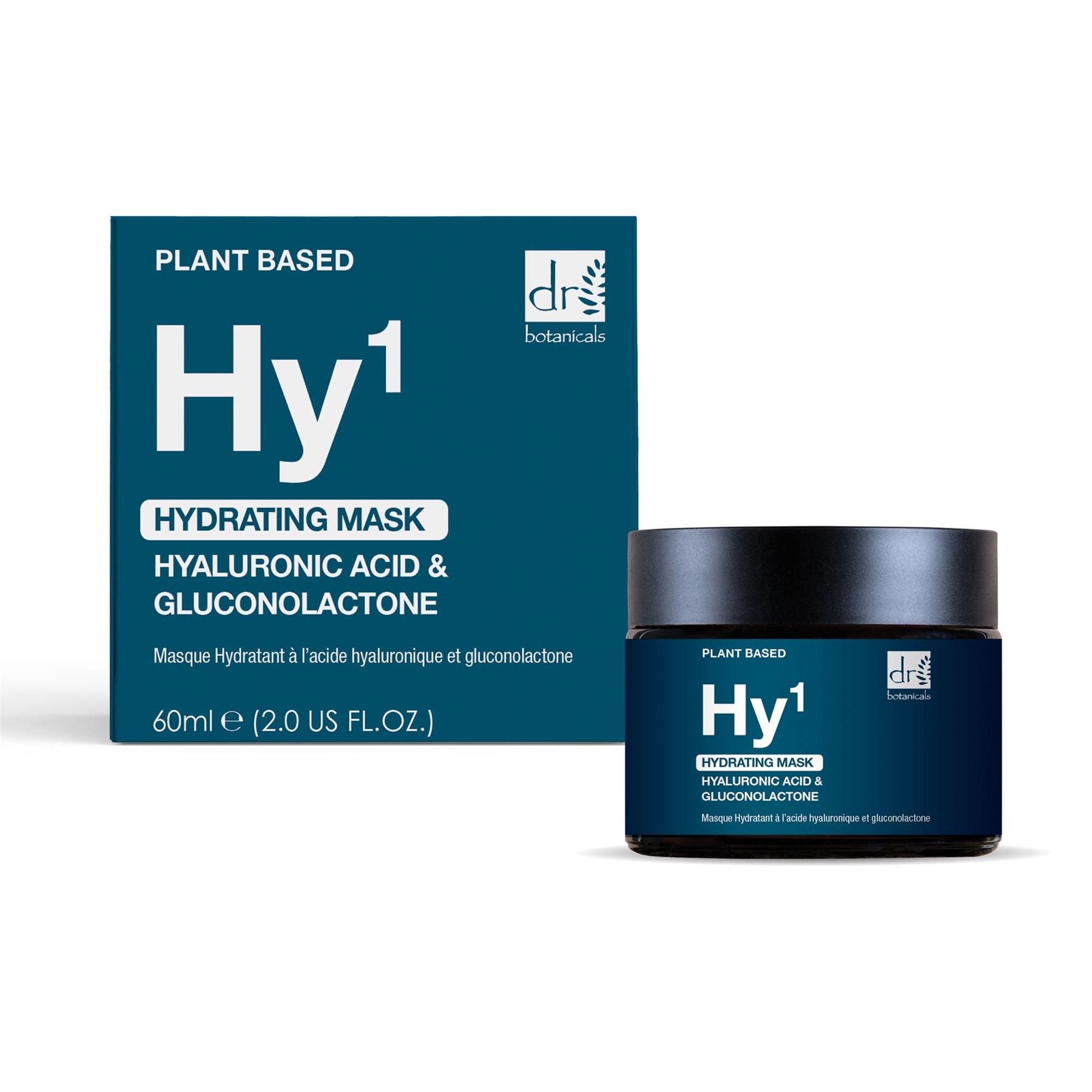 Dr. Botanicals Hydrating 1% Hyaluronic Acid & Gluconolactone Mask - 60ml
