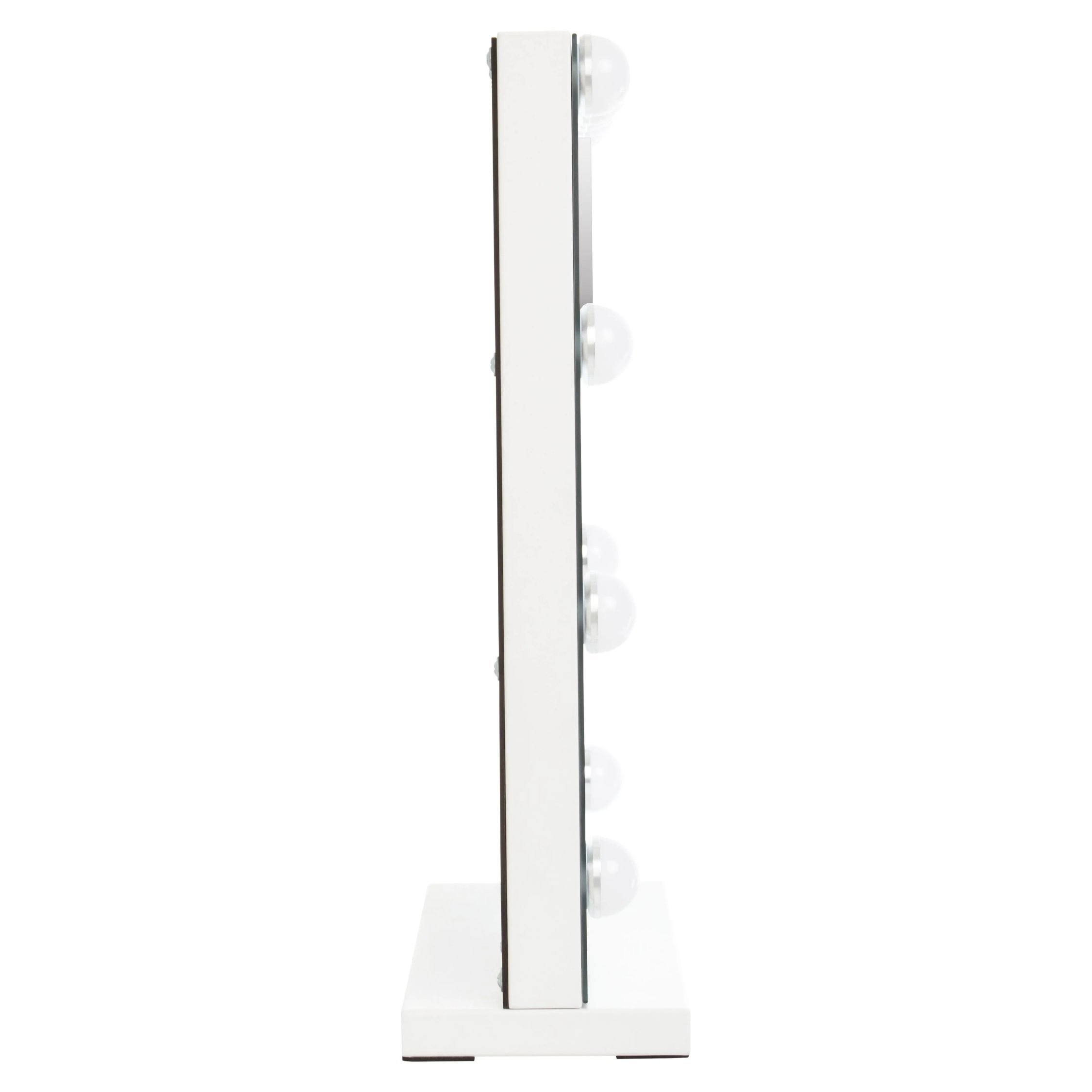 Orsina Cassini Illuminated LED Free Standing Vanity Mirror – Clear