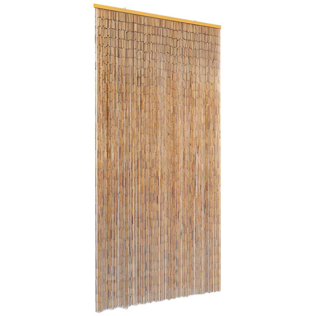 Walplus Bamboo Insect Door Screen - Brown - 90 x 220 cm