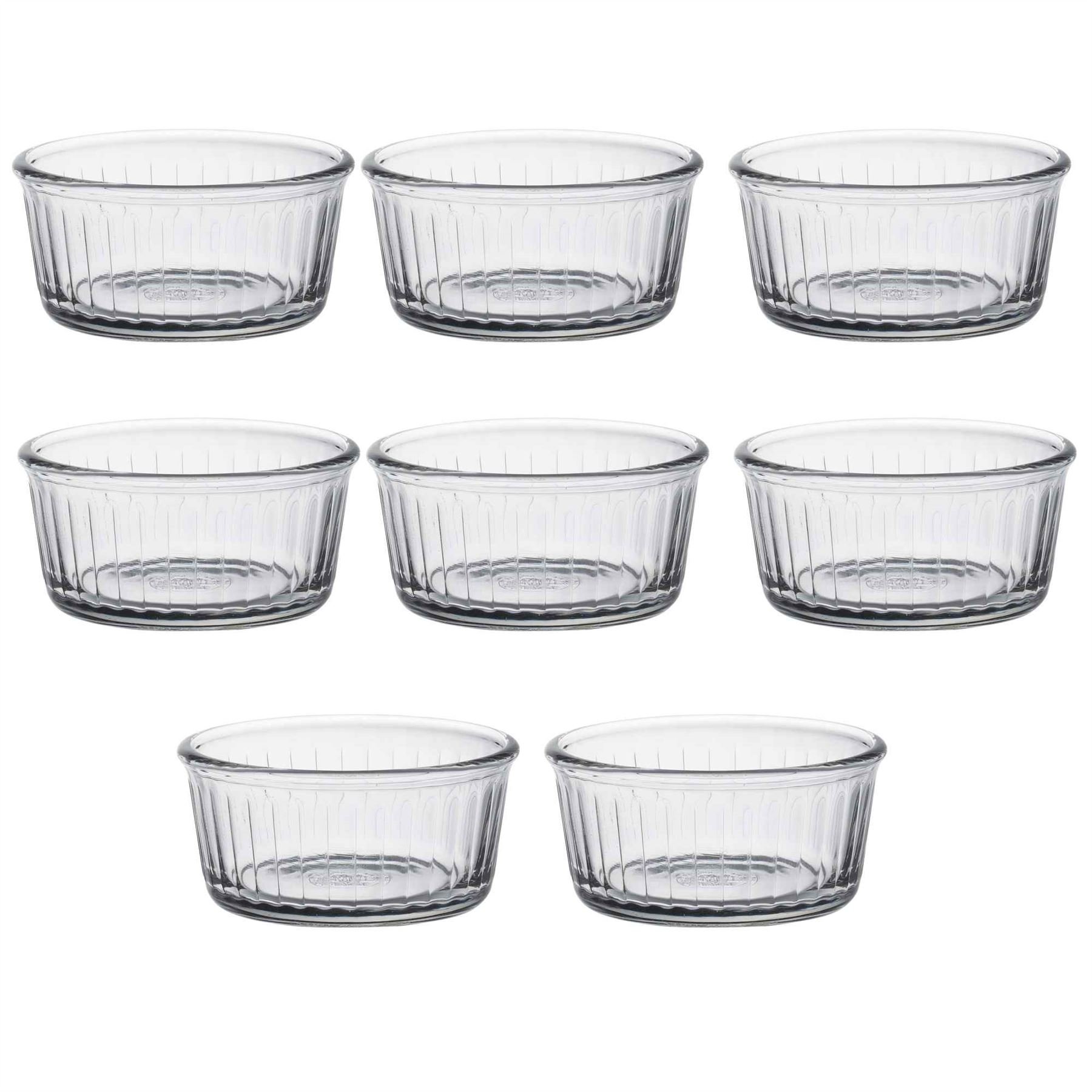 Duralex 8.5cm Oven Chef Glass Ramekins - Pack of 8