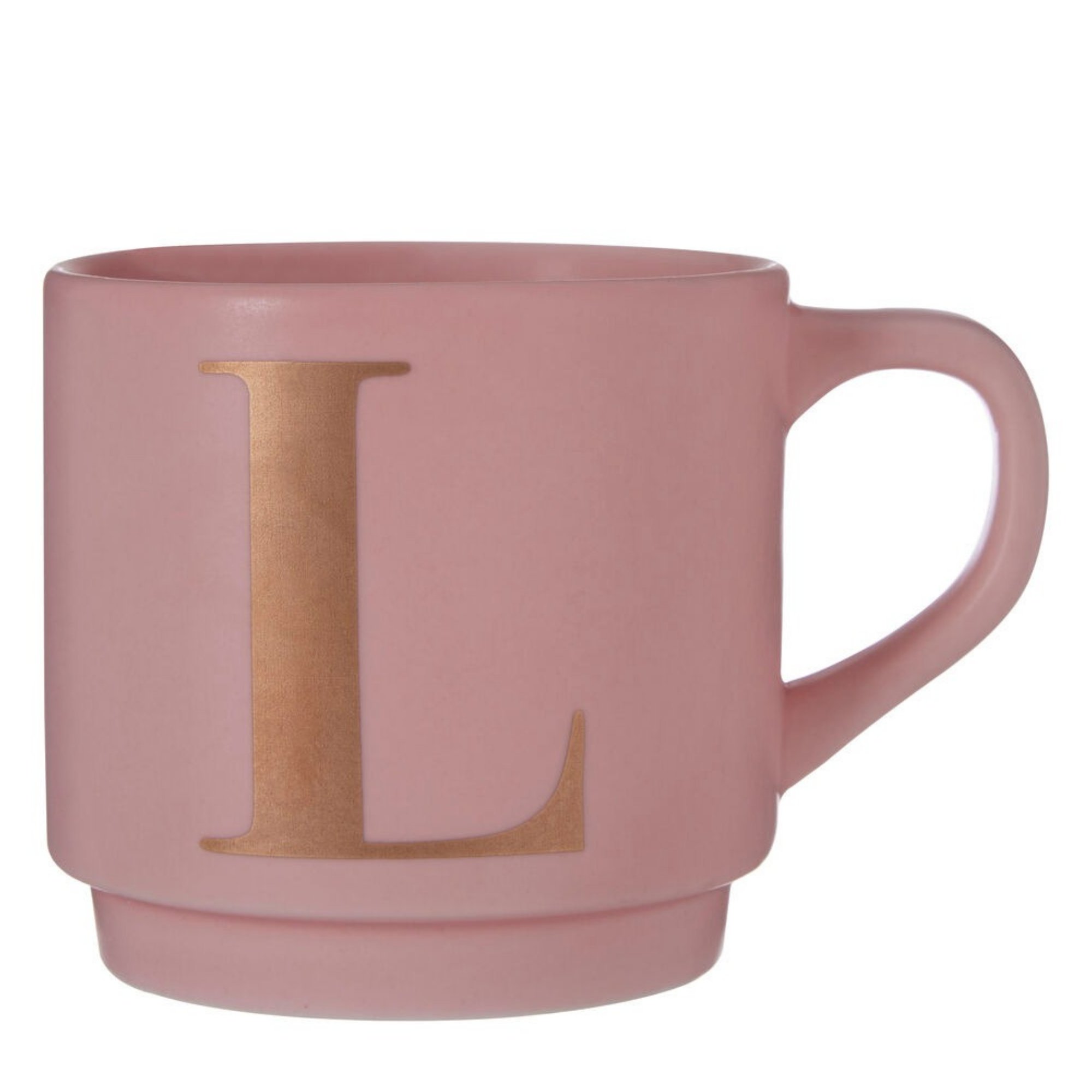 Orsina Signet L Monogram Mug – Pink