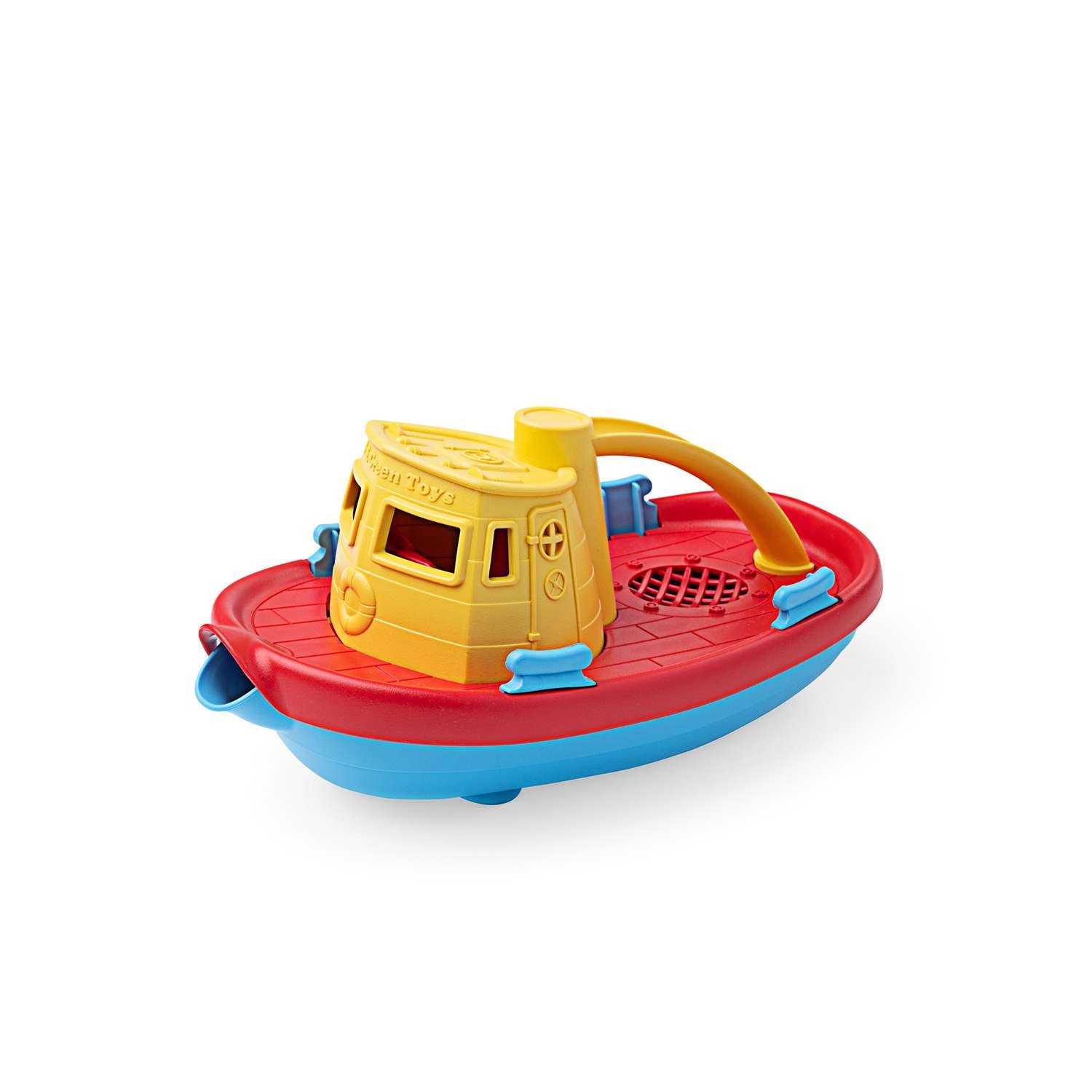 Green Toys Tugboat (Yellow) - 6 Months +