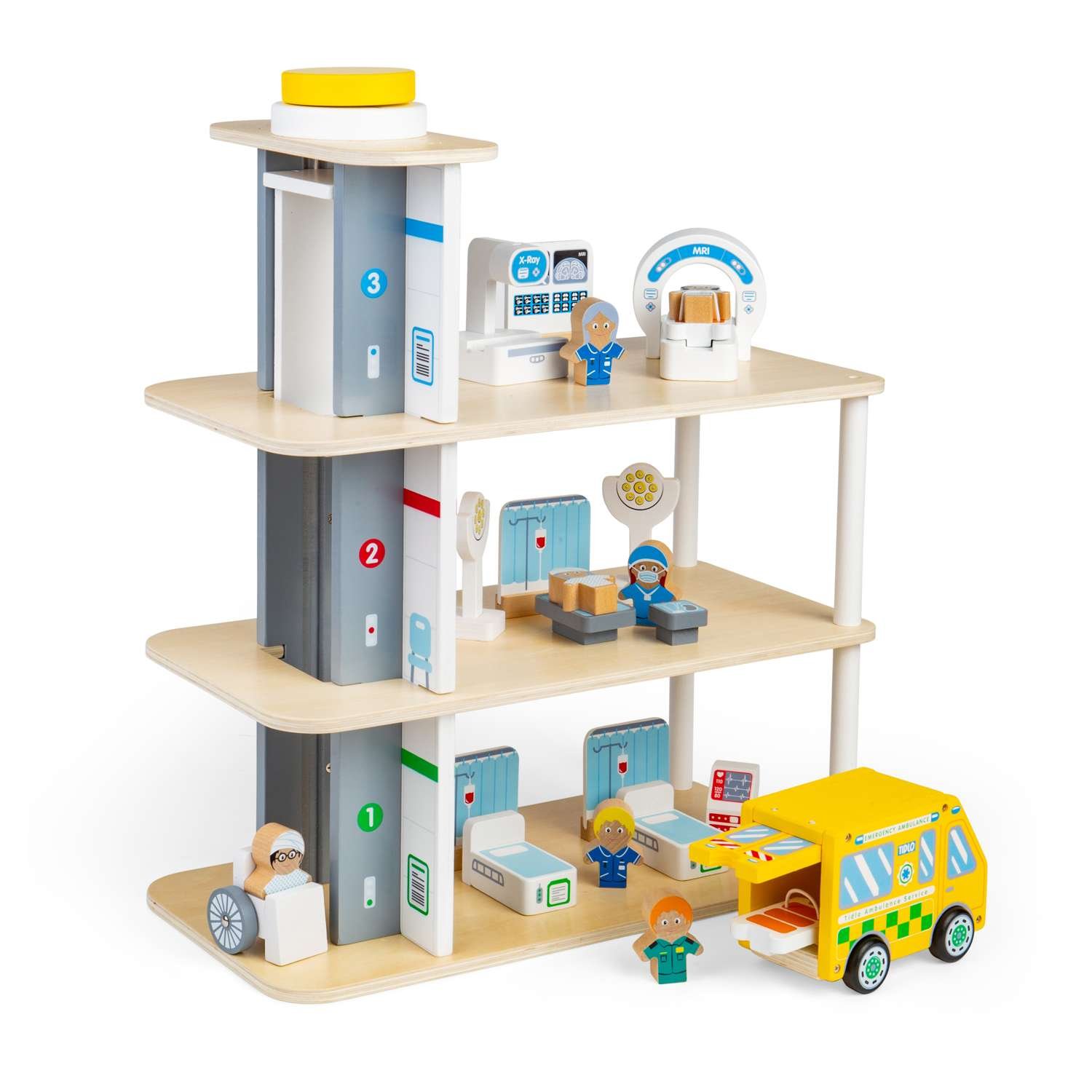 Tidlo Wooden Playtime Hospital - 3 Years +