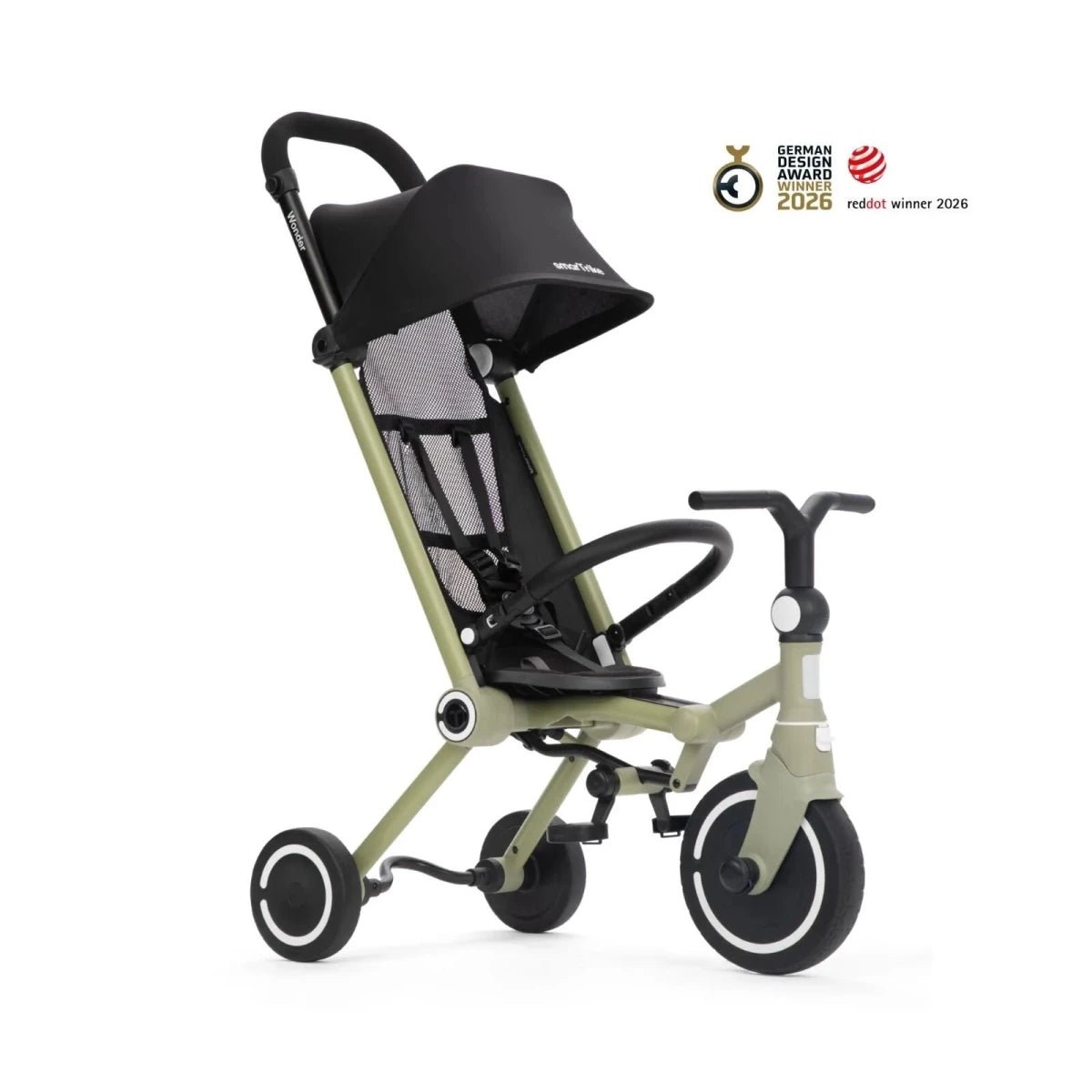 SmarTrike Wonder Foldable Trike - Olive