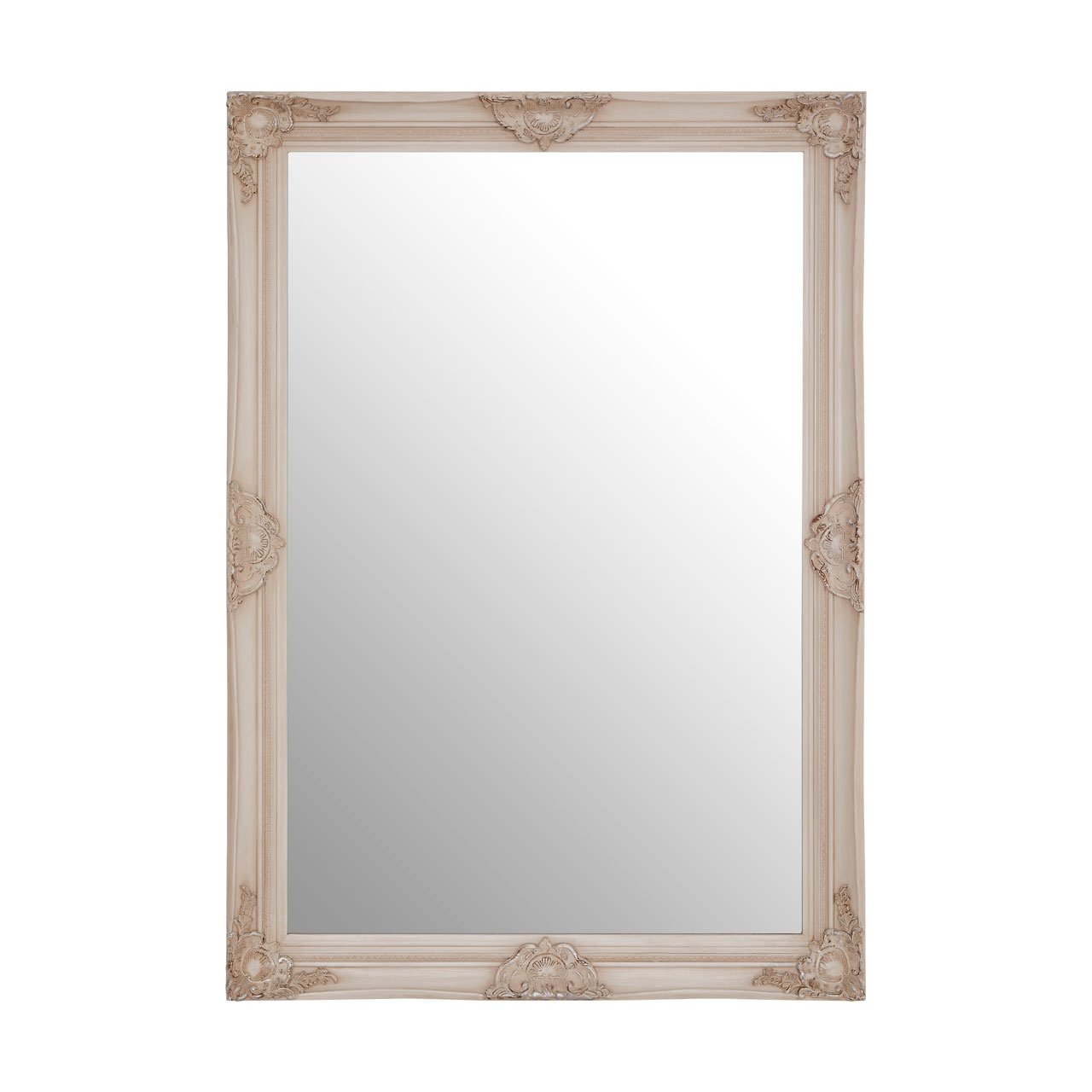 Orsina Arris Antonio Wall Mirror – White