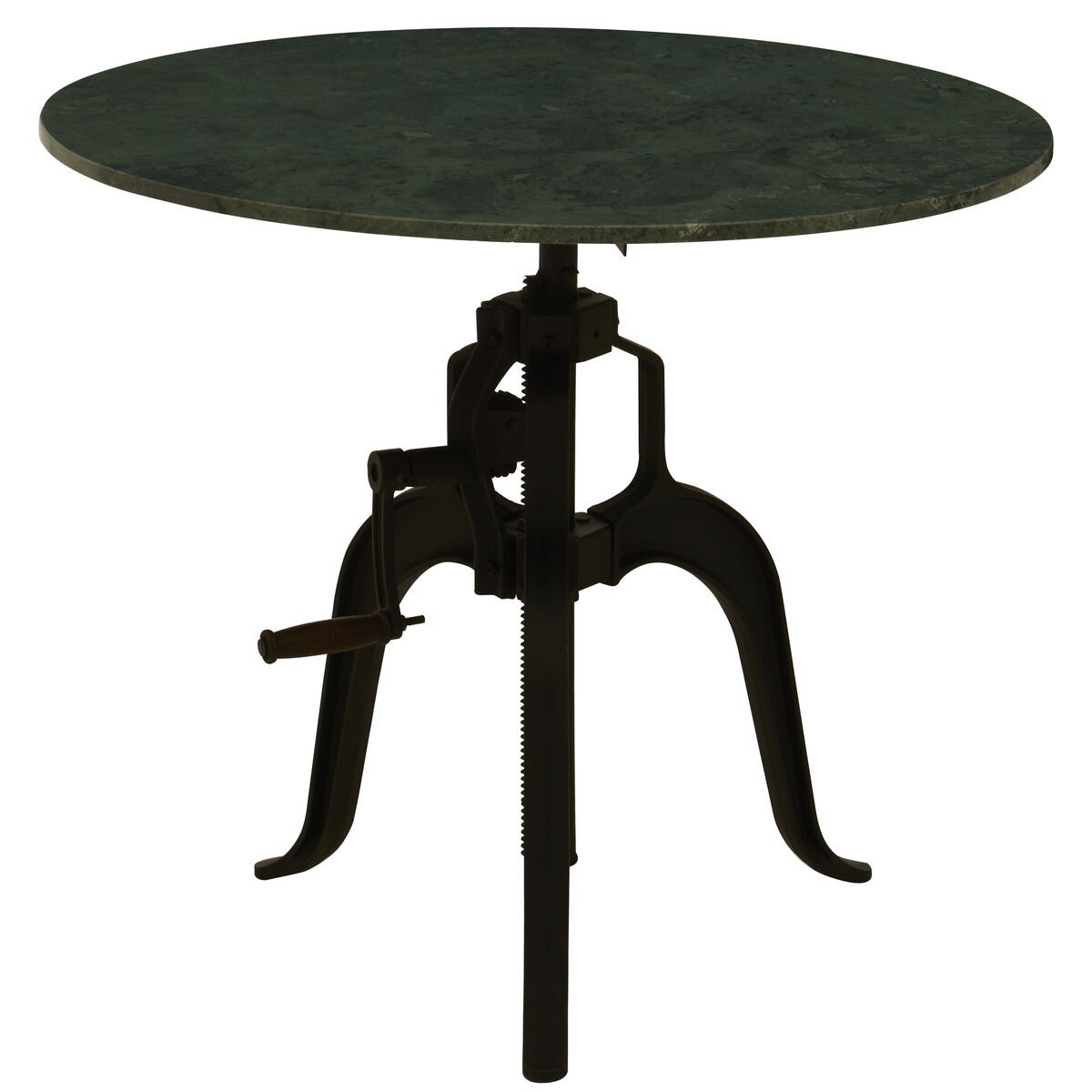 Orsina Vasco Small Bar Table with Marble Top - Green