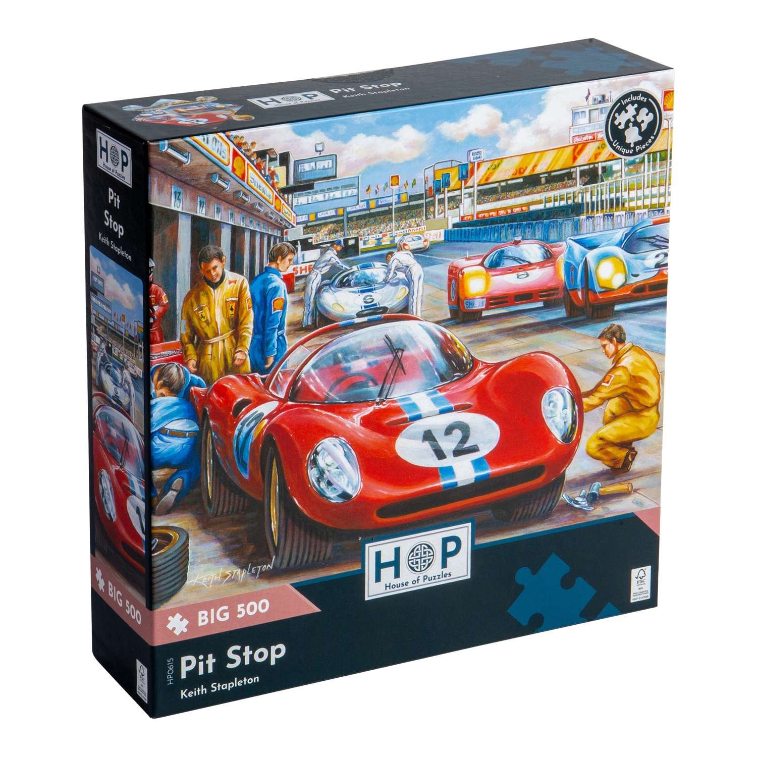 The House of Puzzles Pit Stop BIG 500 Puzzle 3 Years +