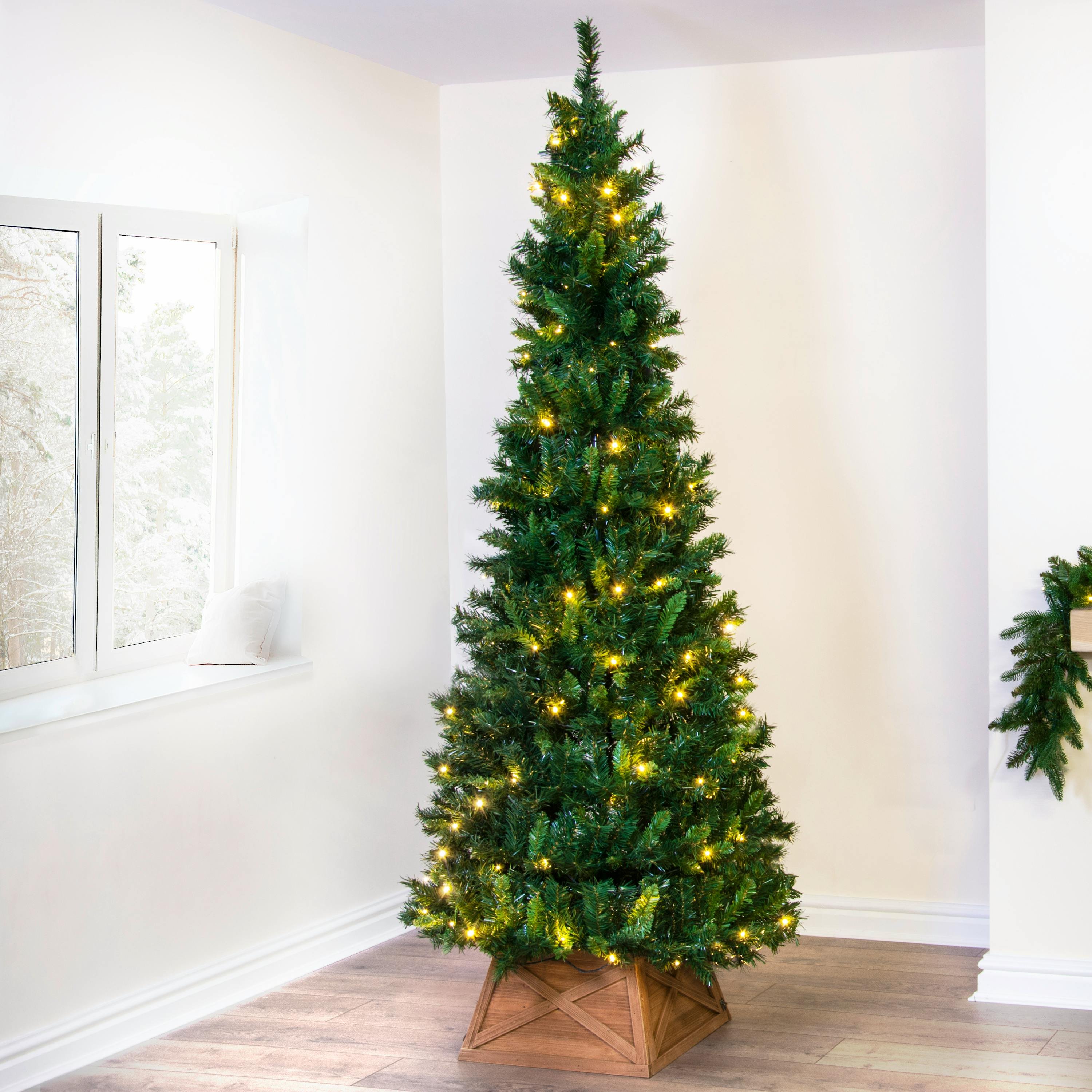 Christmas Tree World 6ft Pre-Lit Pop-Up Tree - Warm White Lights