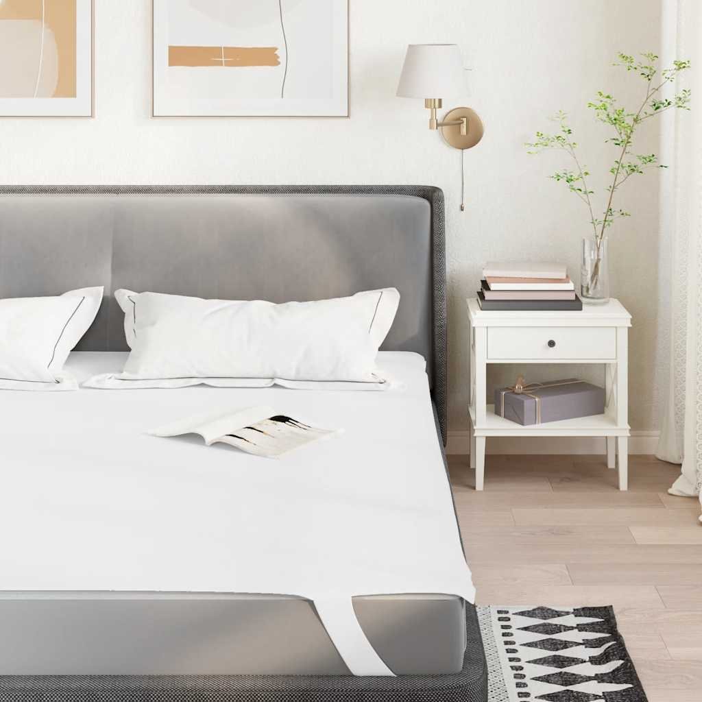 Walplus Waterproof Polyester Mattress Protector - White - 80 x 200 cm
