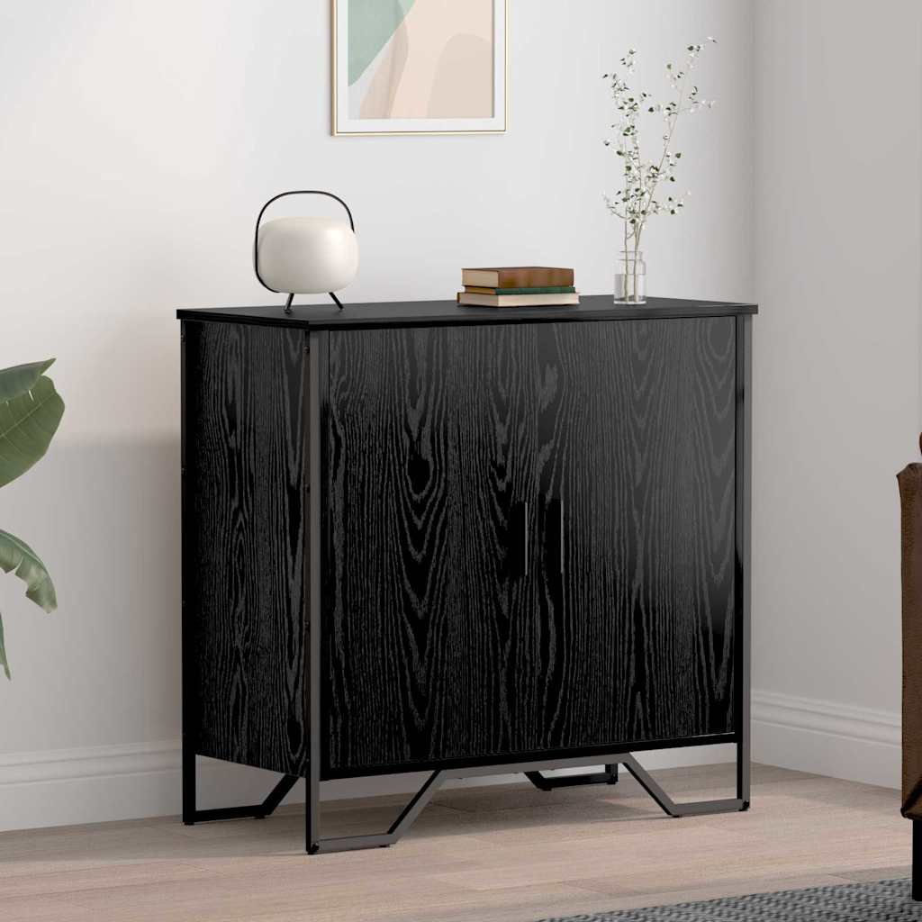 Walplus Sideboard - Black Oak - 78 x 35 x 74.5 cm