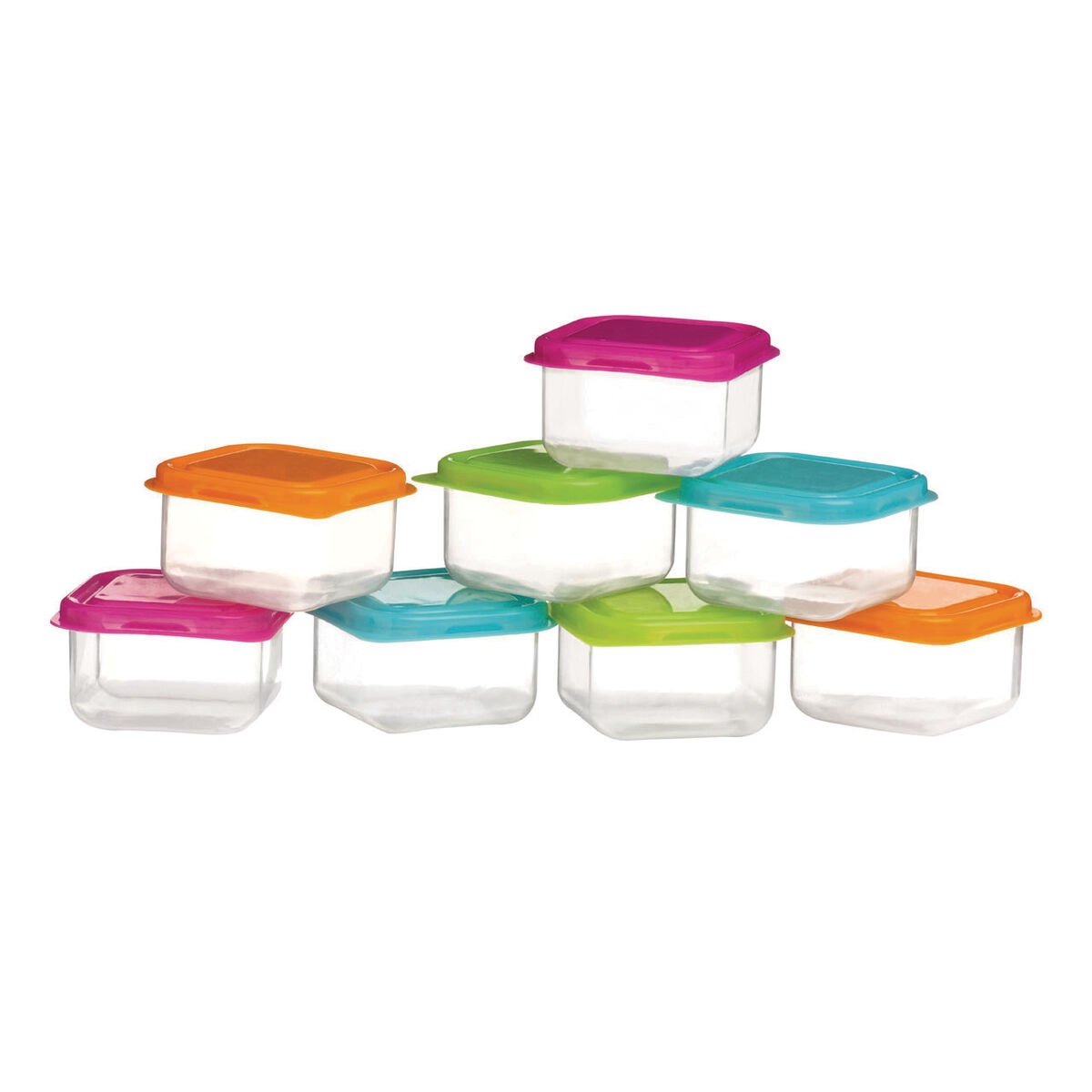 Orsina Bitty Set of 8 Mini Storage Plastic Containers