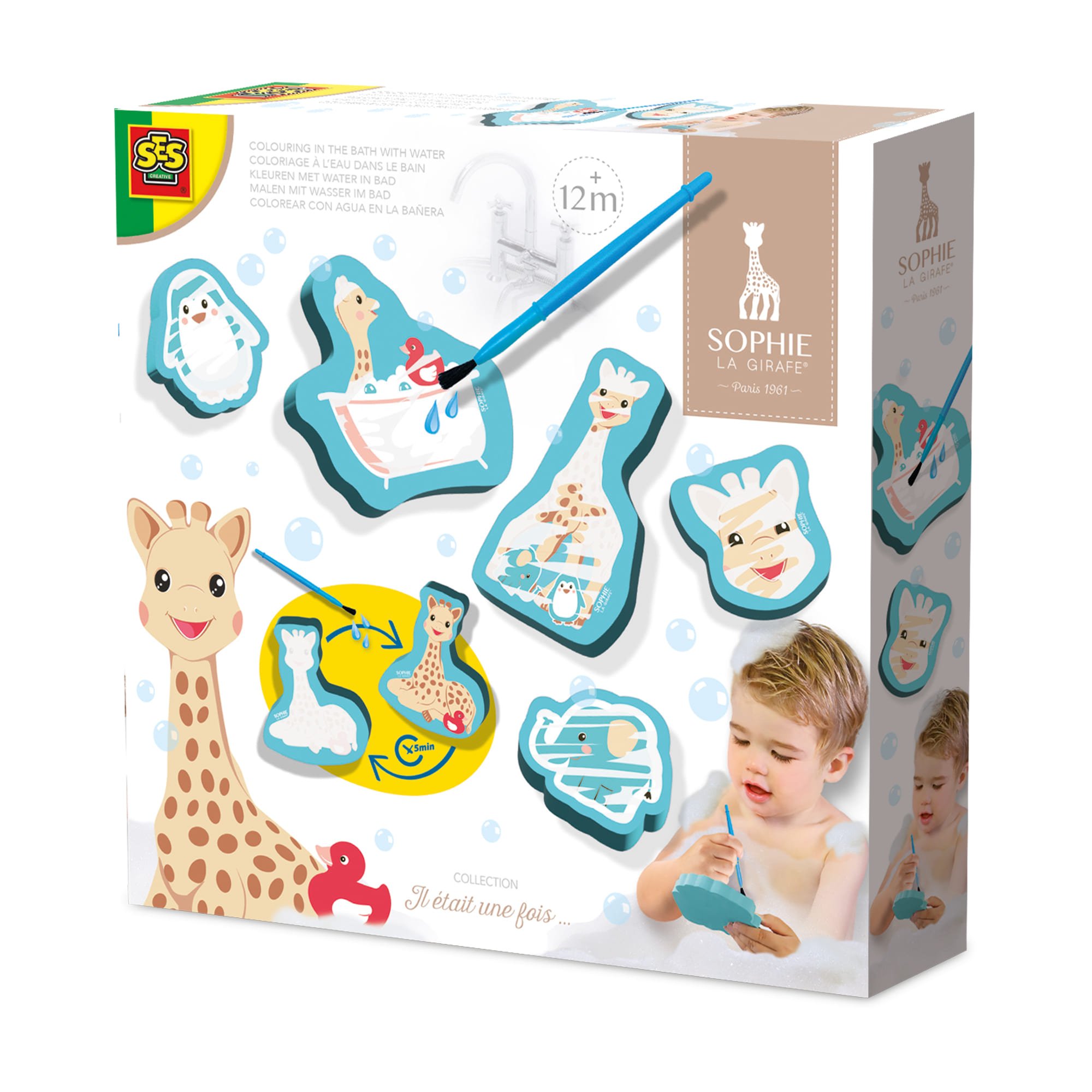 SES Creative Sophie The Giraffe Colouring In The Bath Craft Set