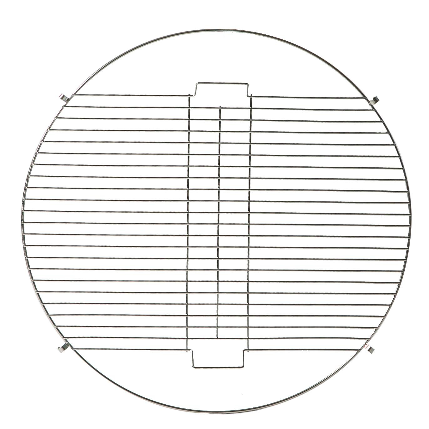 Harbour Housewares Round Fire Pit BBQ Grill - Grey